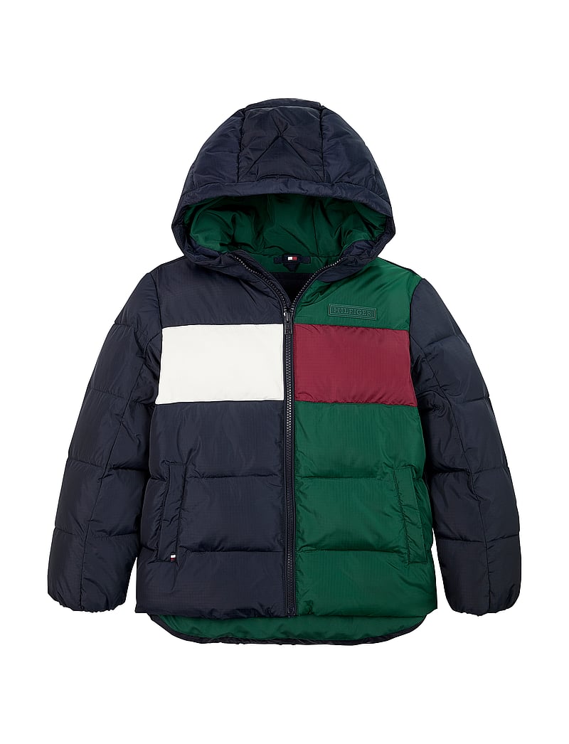 Tommy Hilfiger Colorblock Ripstop Padded Jacket 192 Buy Winter jacket from Tommy Hilfiger online at Fast delivery and easy returns