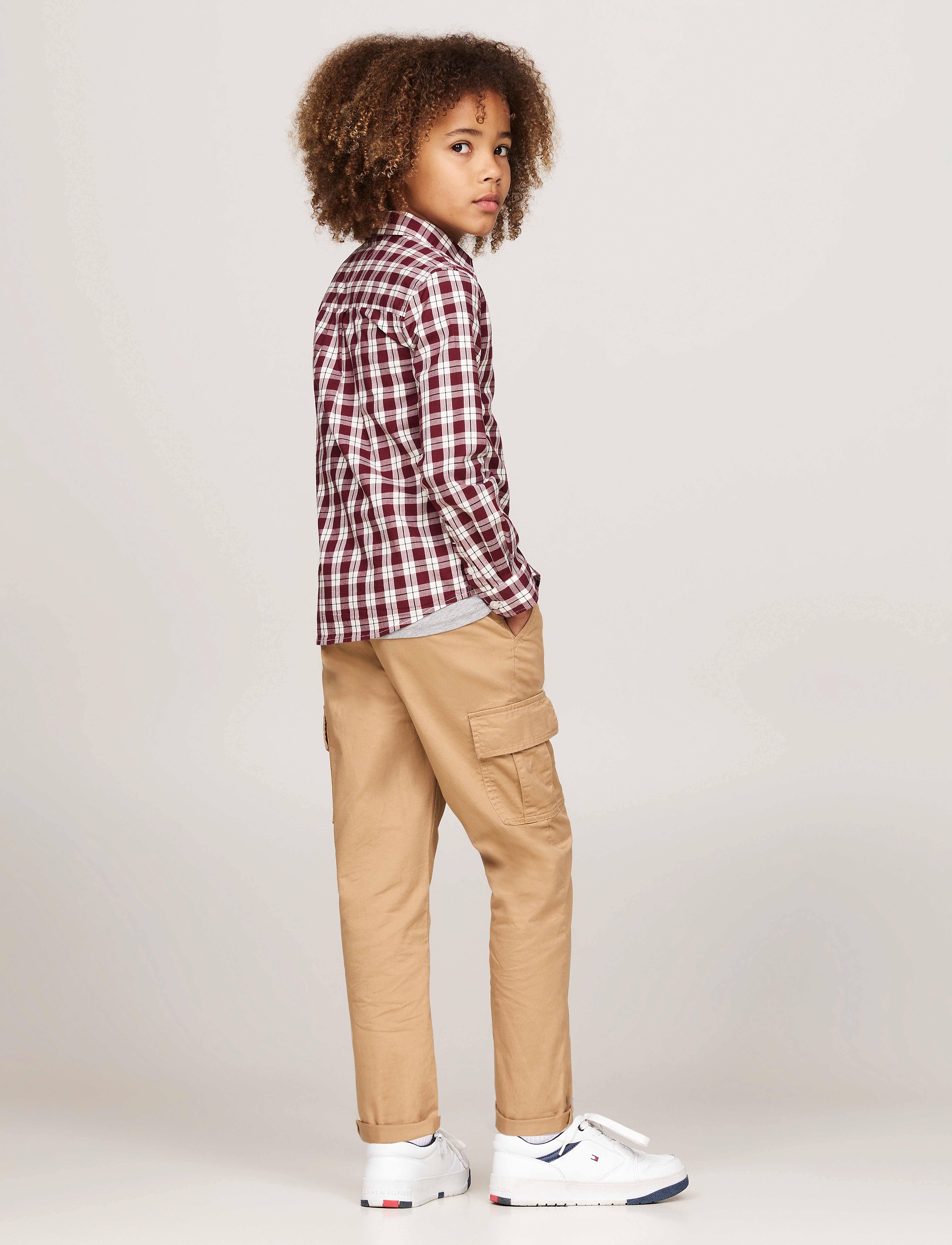Tommy Hilfiger - SMALL CHECK REGULAR SHIRT LS - rouge buffalo check - 5