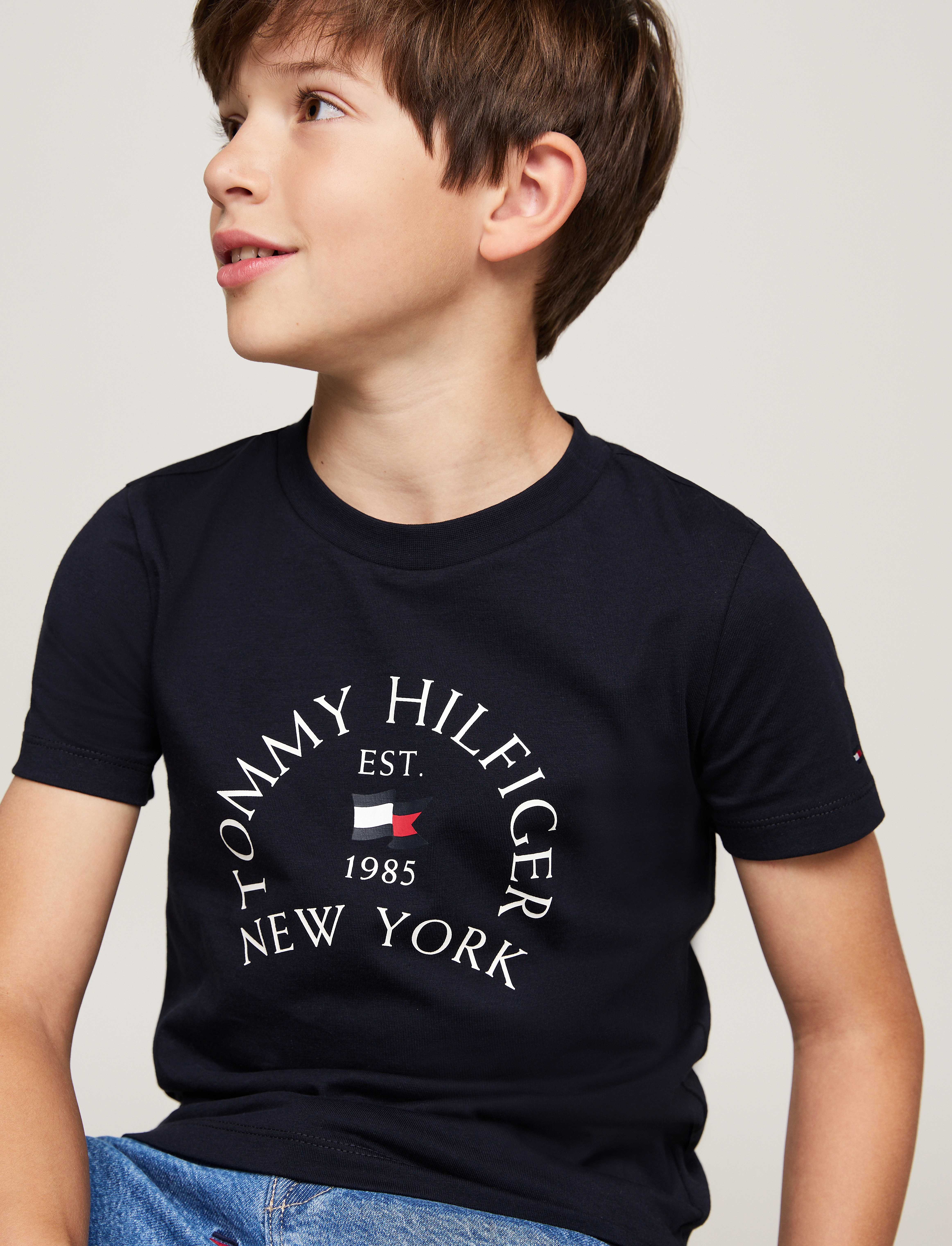 Tommy Hilfiger - NAUTICAL ARCH PRINTED REG TEE SS - desert sky - 3