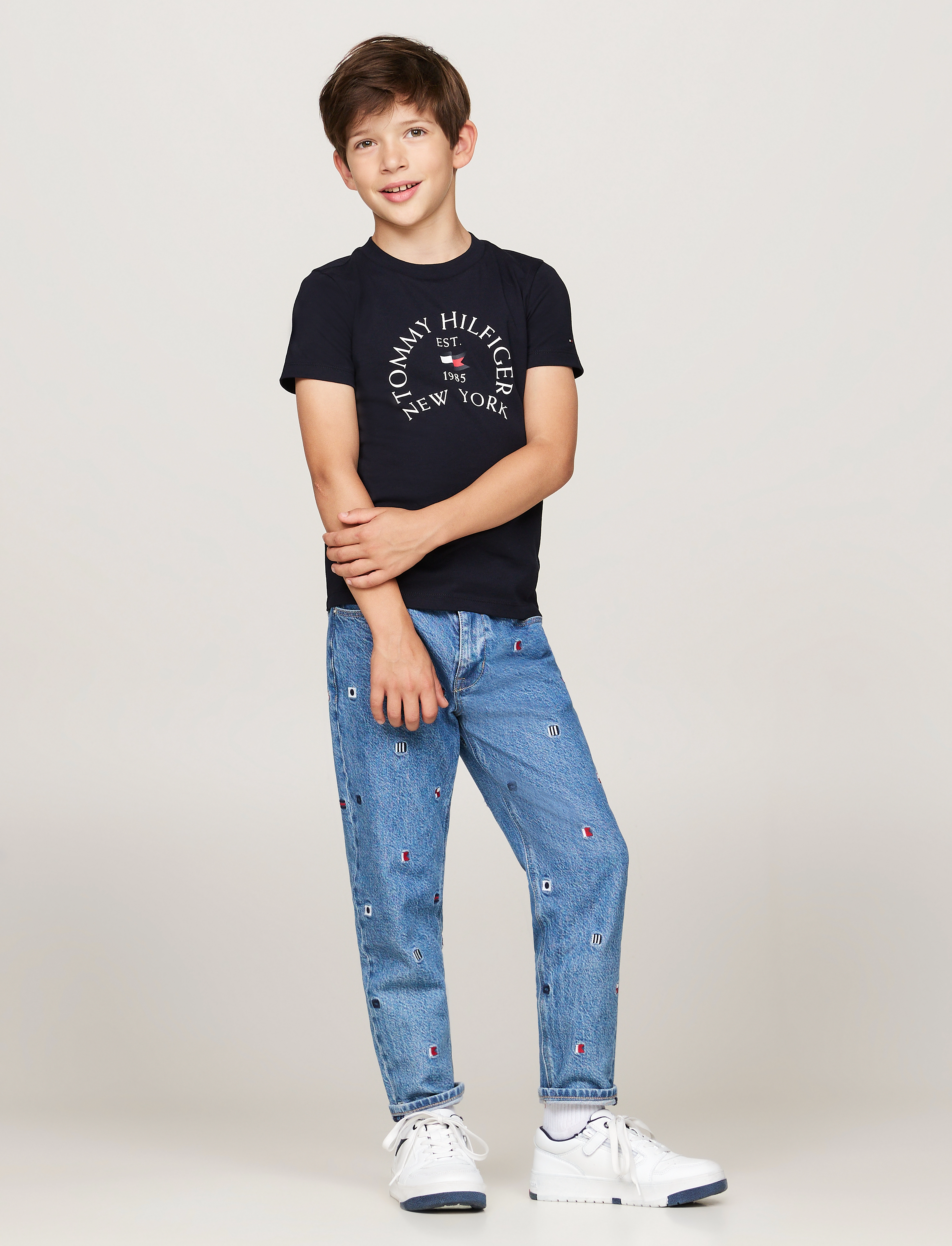Tommy Hilfiger - NAUTICAL ARCH PRINTED REG TEE SS - desert sky - 4