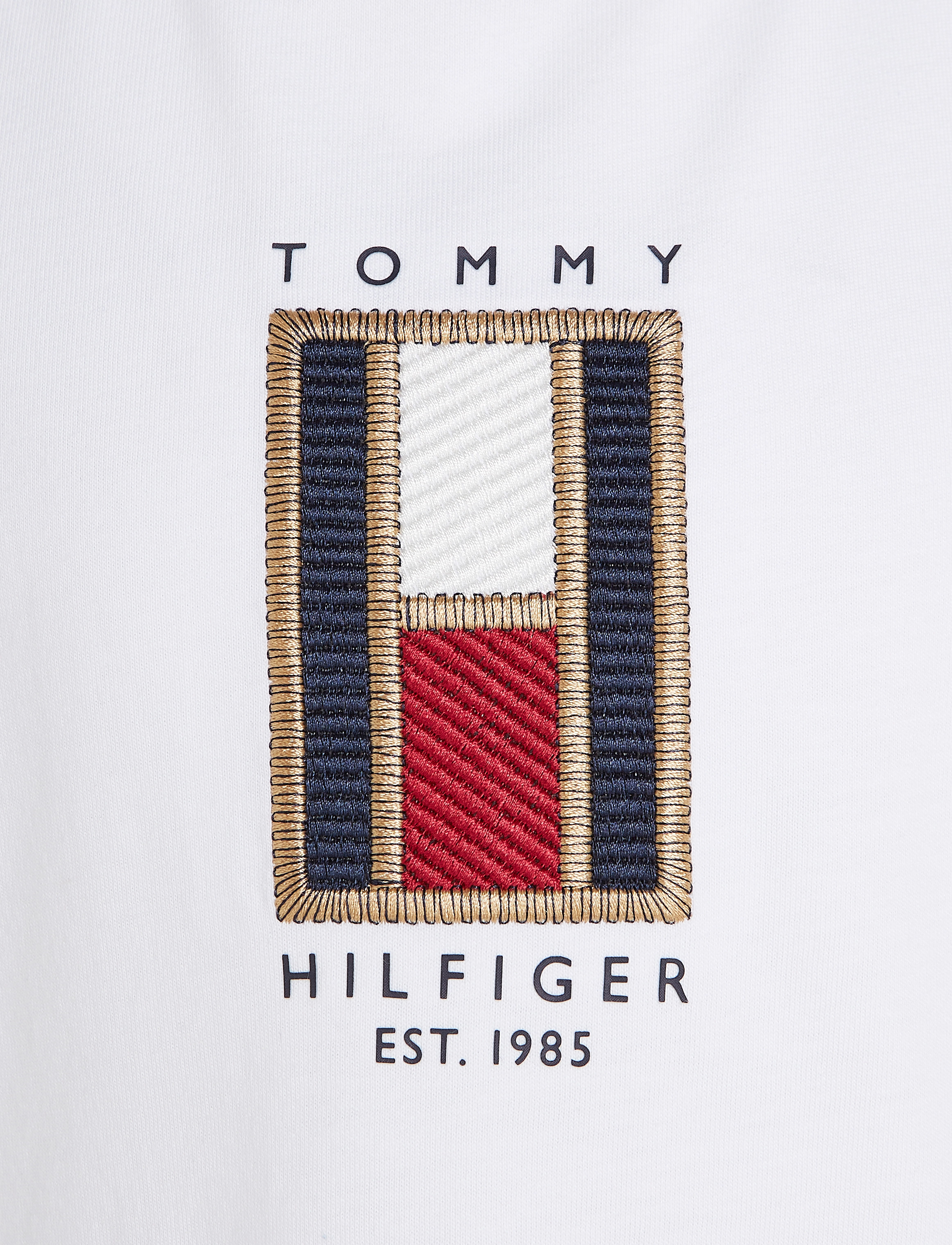Tommy Hilfiger - FLAG EMBROIDERED REG TEE SS - white - 5