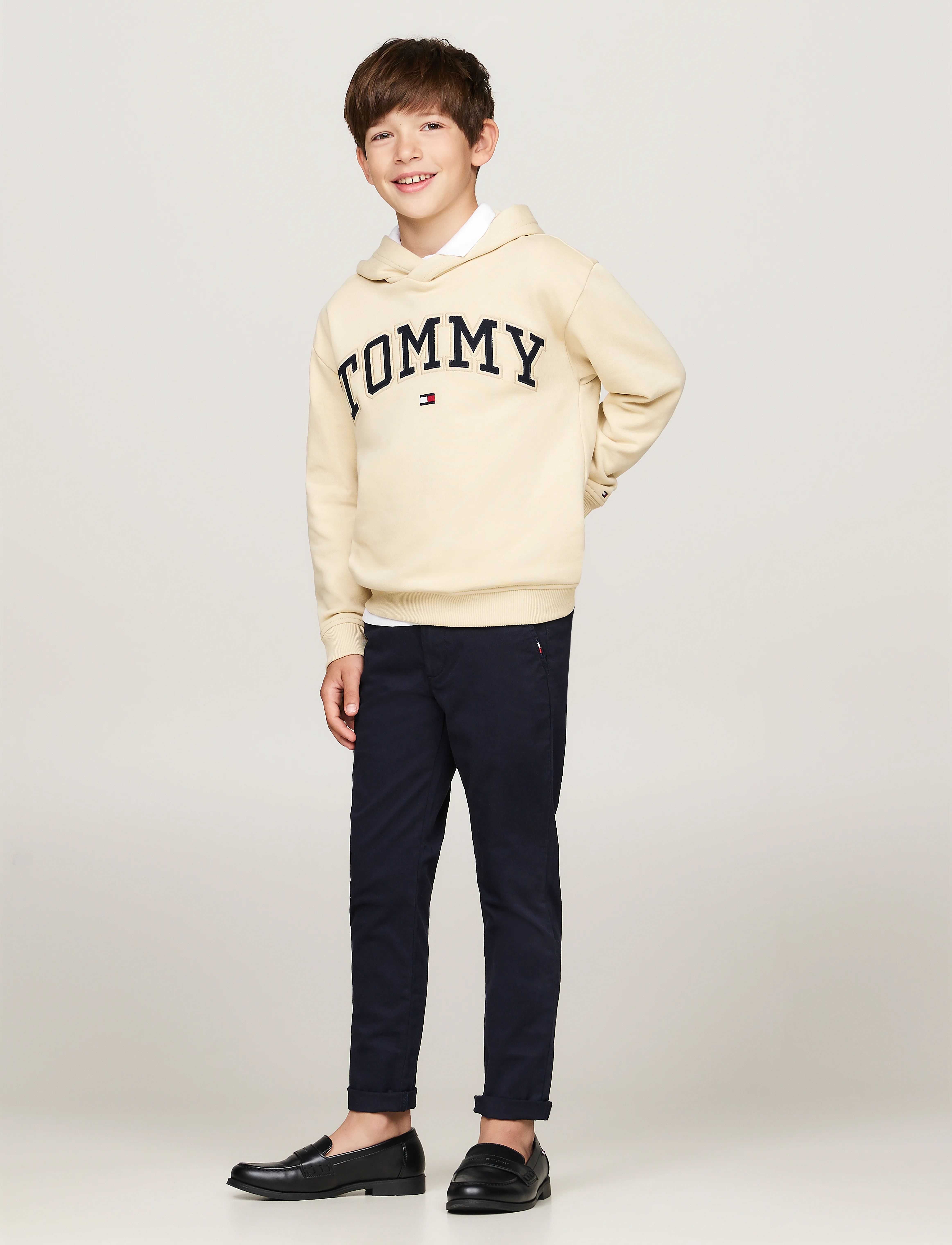 Tommy Hilfiger - 1985 SOFT TWILL CHINO PANTS - desert sky - 0