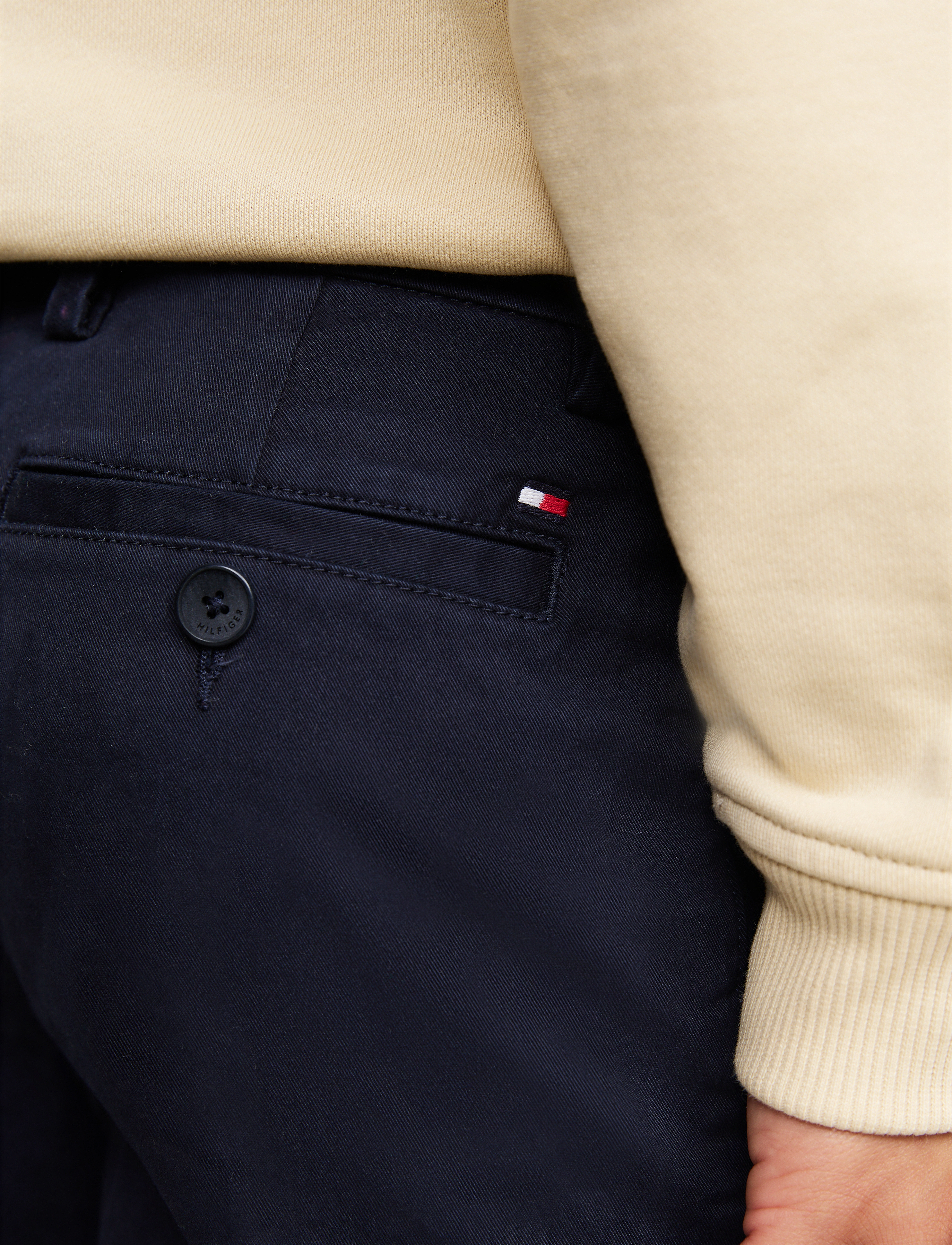 Tommy Hilfiger - 1985 SOFT TWILL CHINO PANTS - desert sky - 3
