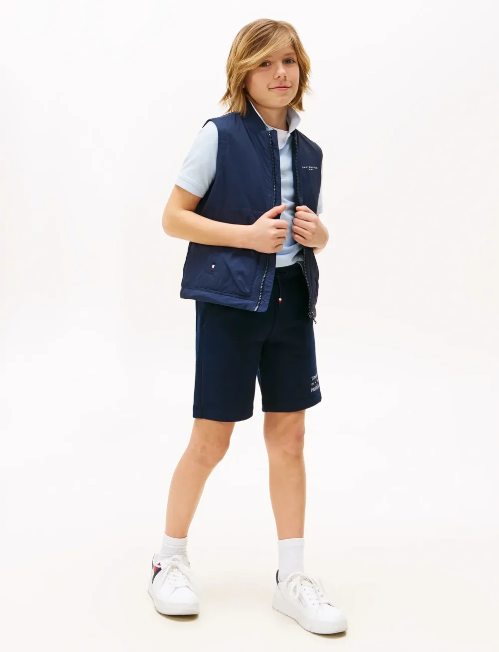 Tommy Hilfiger - TOMMY FLAG HILFIGER SWEATSHORT - mjukisshorts - dark night navy - 3