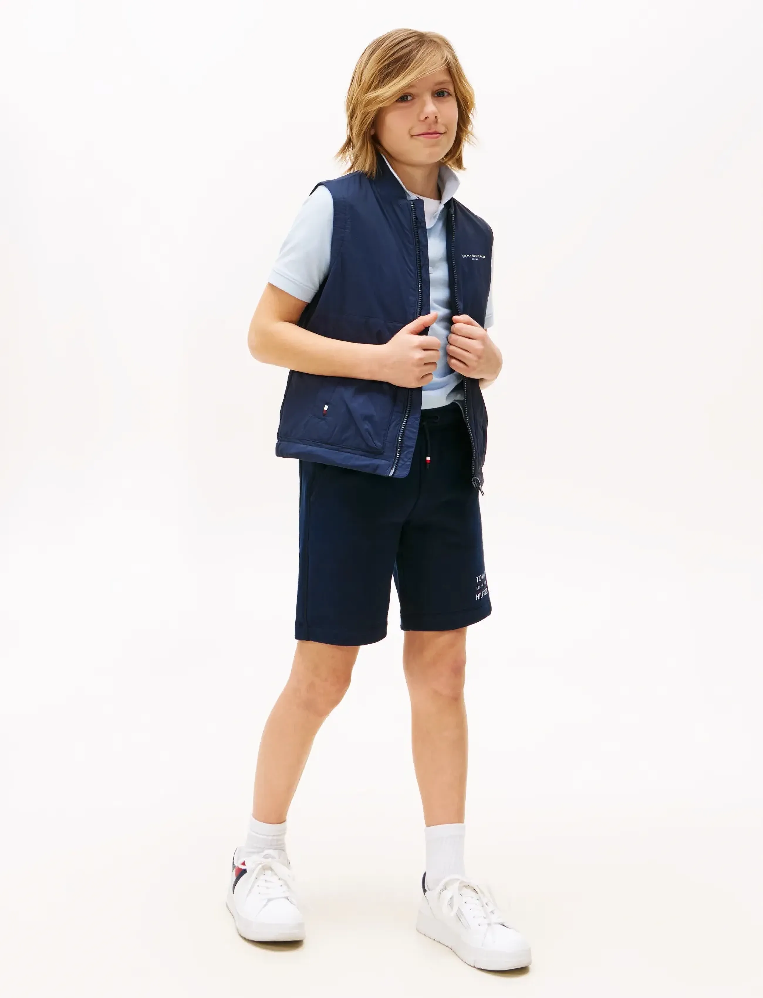Tommy Hilfiger - TOMMY FLAG HILFIGER SWEATSHORT - dark night navy - 3