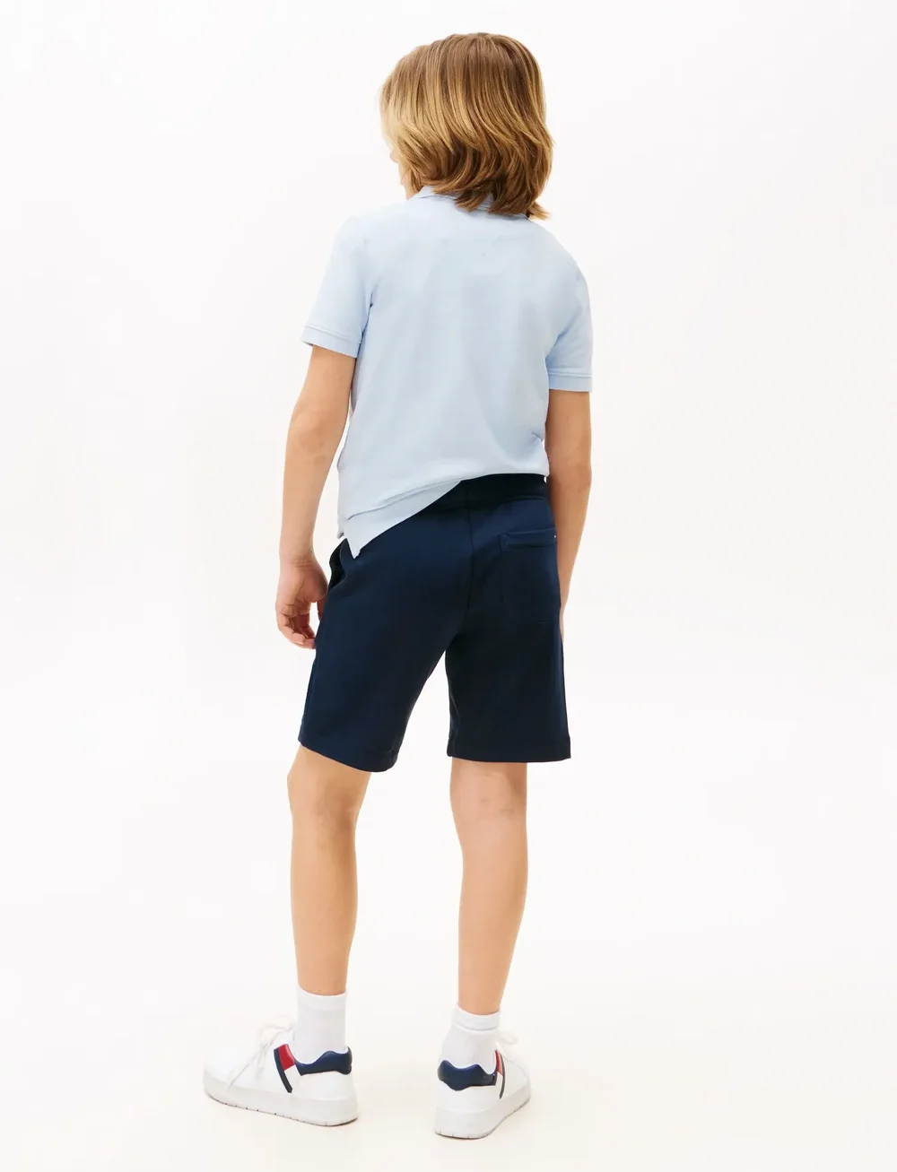 Tommy Hilfiger - TOMMY FLAG HILFIGER SWEATSHORT - mjukisshorts - dark night navy - 4