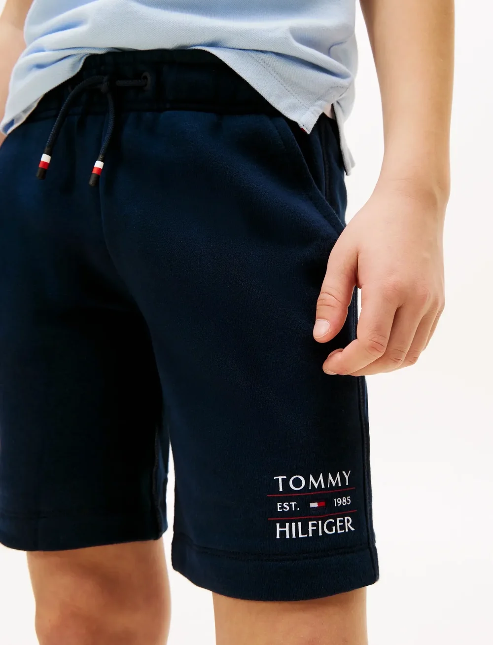 Tommy Hilfiger - TOMMY FLAG HILFIGER SWEATSHORT - mjukisshorts - dark night navy - 5