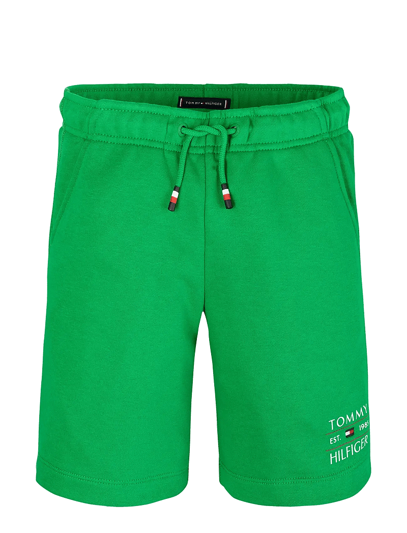 Tommy Hilfiger - TOMMY FLAG HILFIGER SWEATSHORT - sweatshorts - radiant green - 1