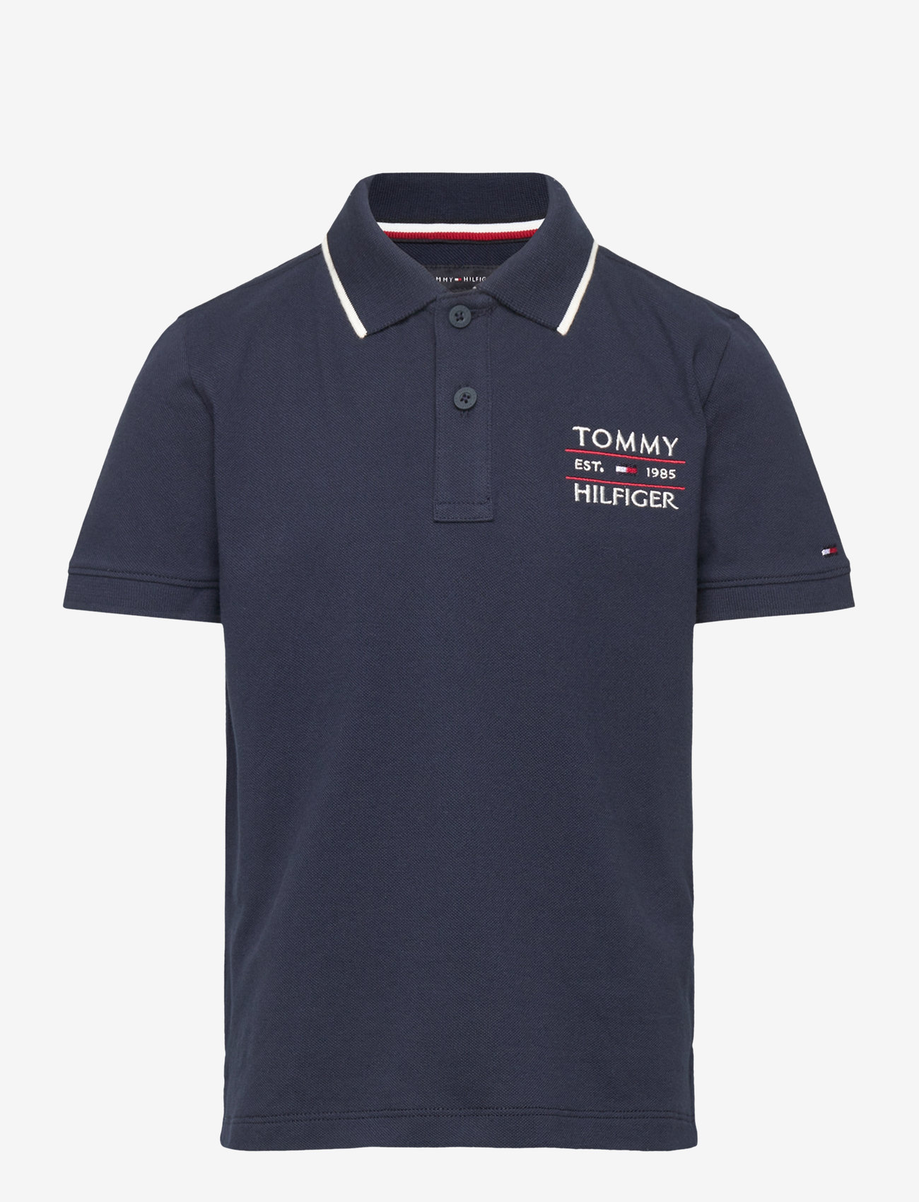 Tommy Hilfiger - TOMMY FLAG HILFIGER POLO REG SS - kurzärmelig - dark night navy - 1