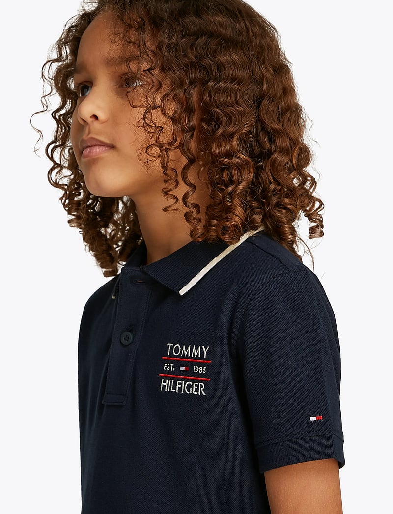 Tommy Hilfiger - TOMMY FLAG HILFIGER POLO REG SS - kurzärmelig - dark night navy - 4