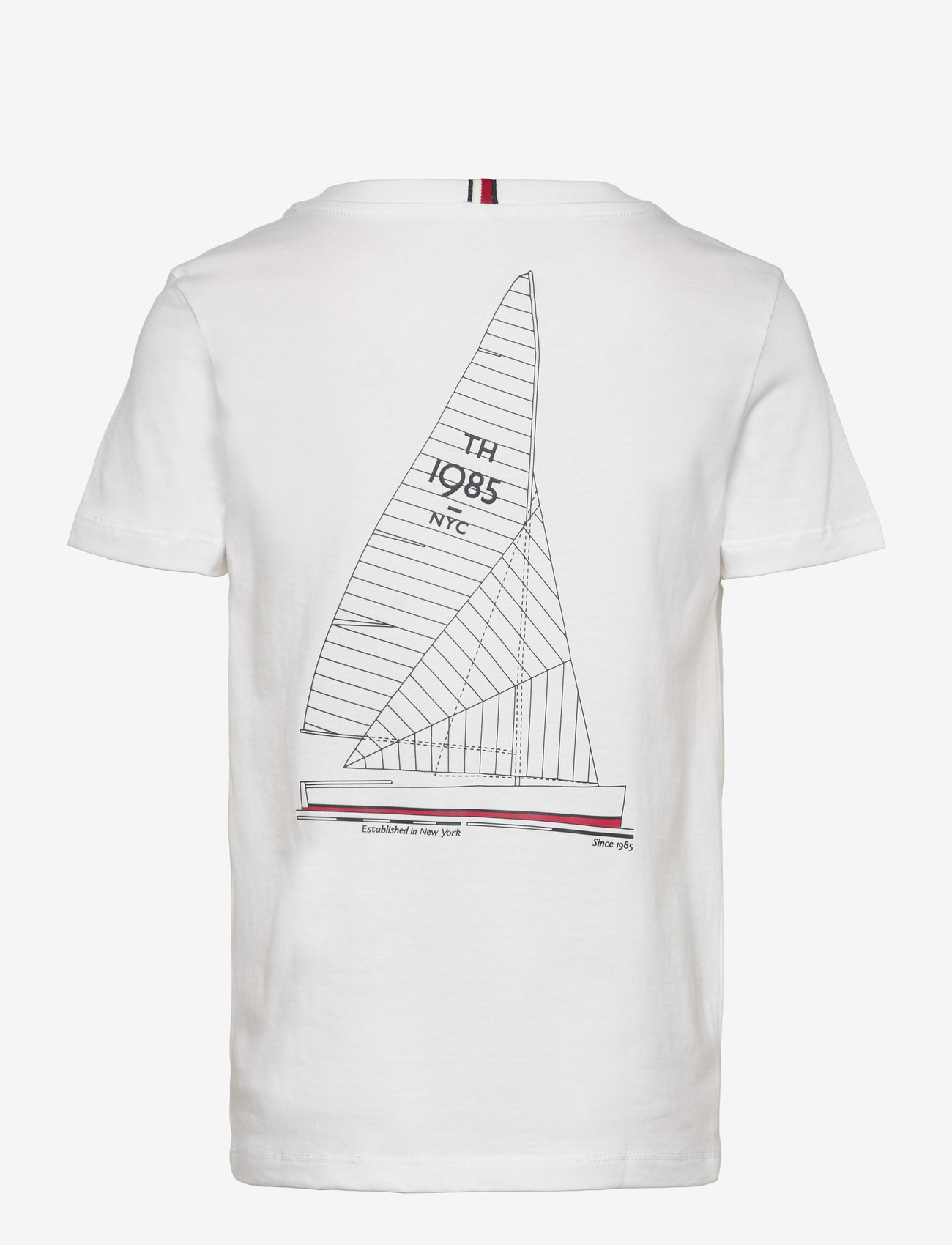 Tommy Hilfiger - HILFIGER YACHT PRINT TEE - kortärmade t-shirts - white - 2