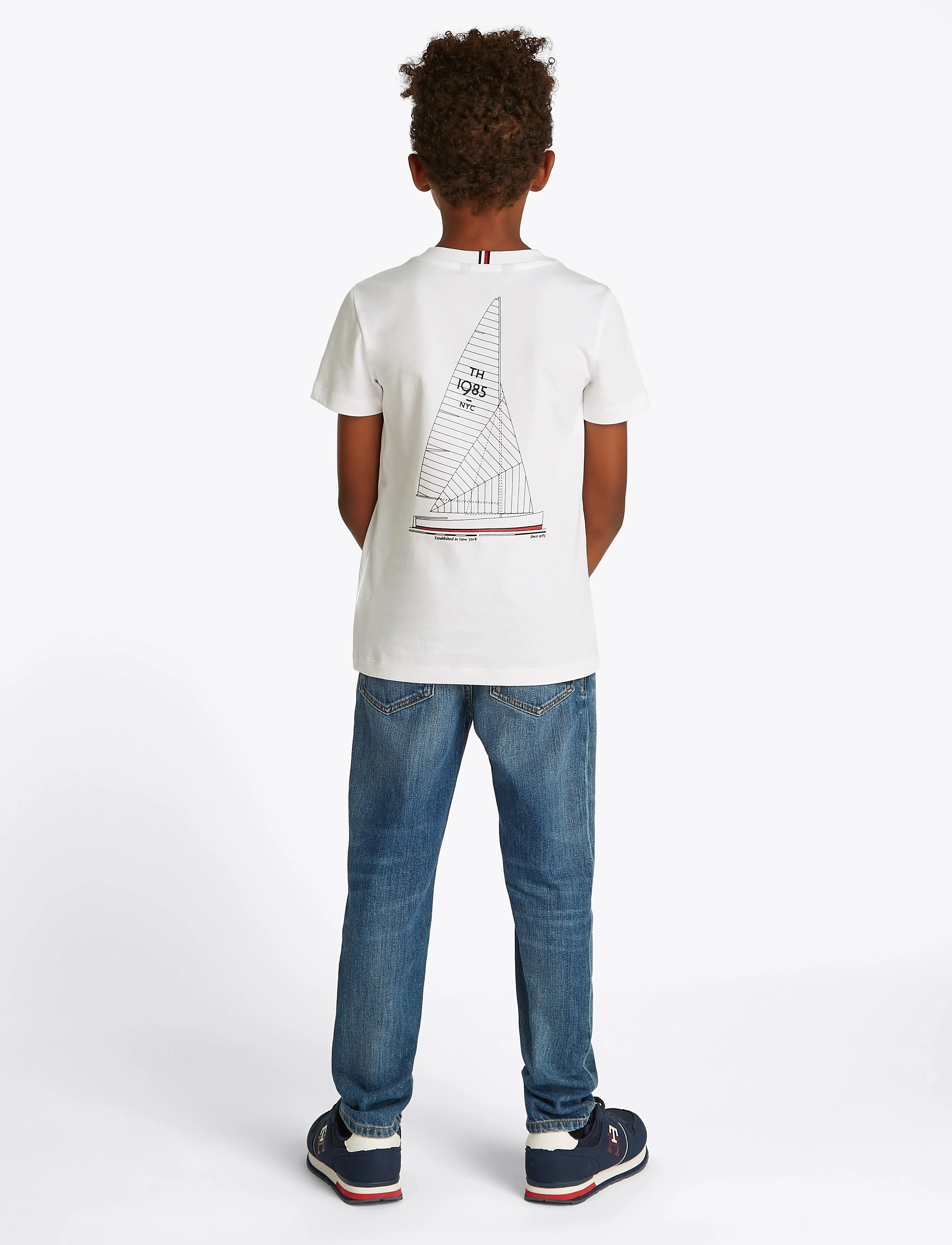 Tommy Hilfiger - HILFIGER YACHT PRINT TEE - white - 4