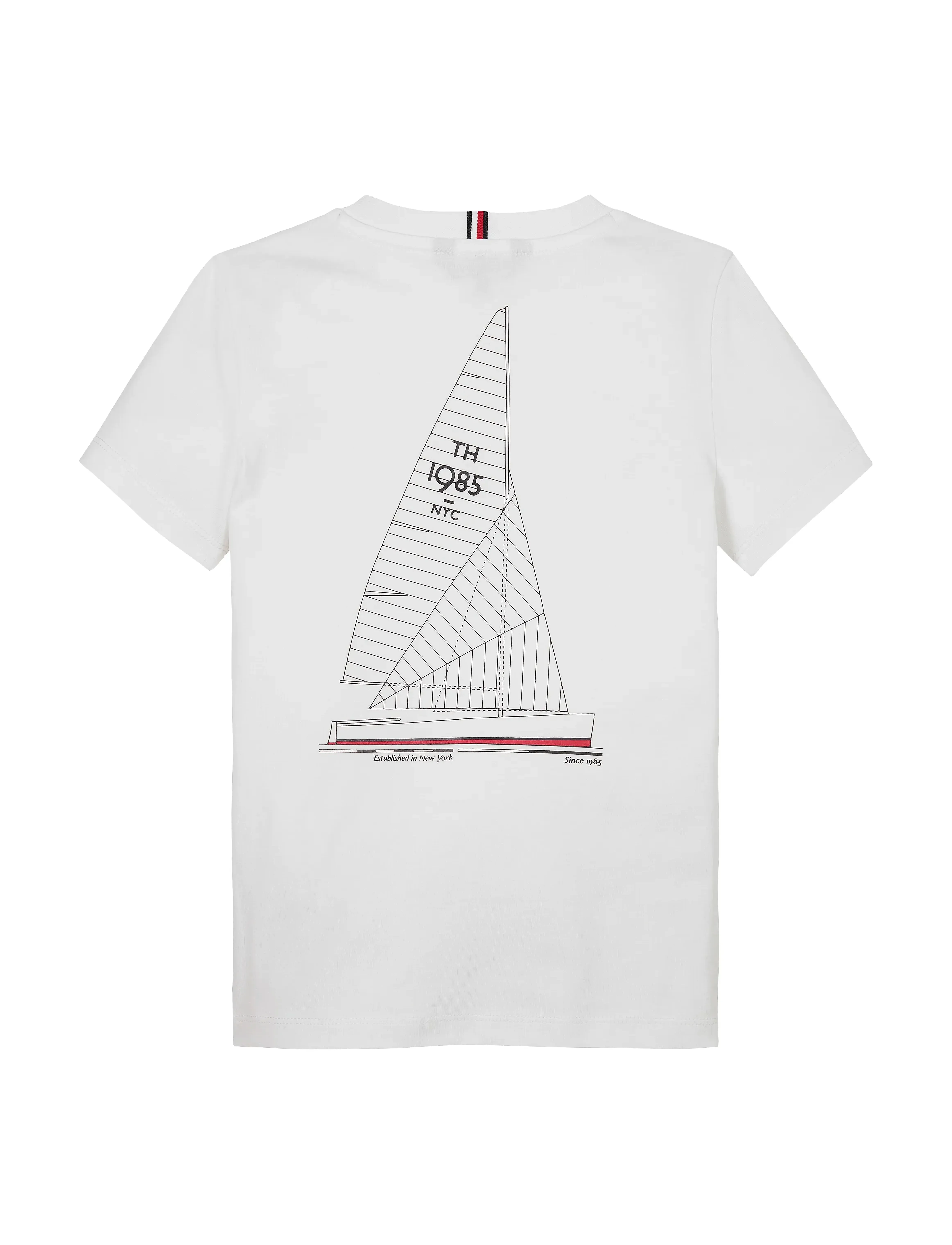 Tommy Hilfiger - HILFIGER YACHT PRINT TEE - white - 5