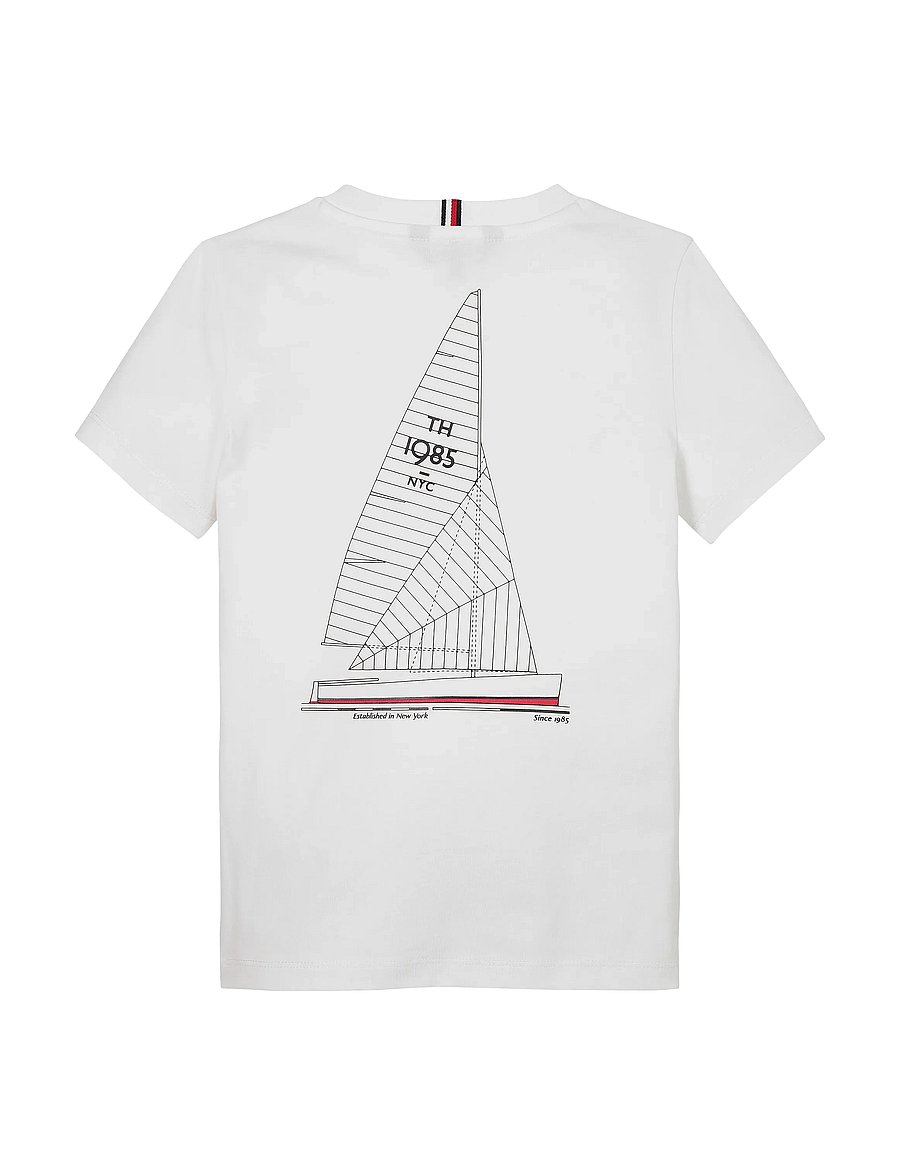 Tommy Hilfiger - HILFIGER YACHT PRINT TEE - white - 5