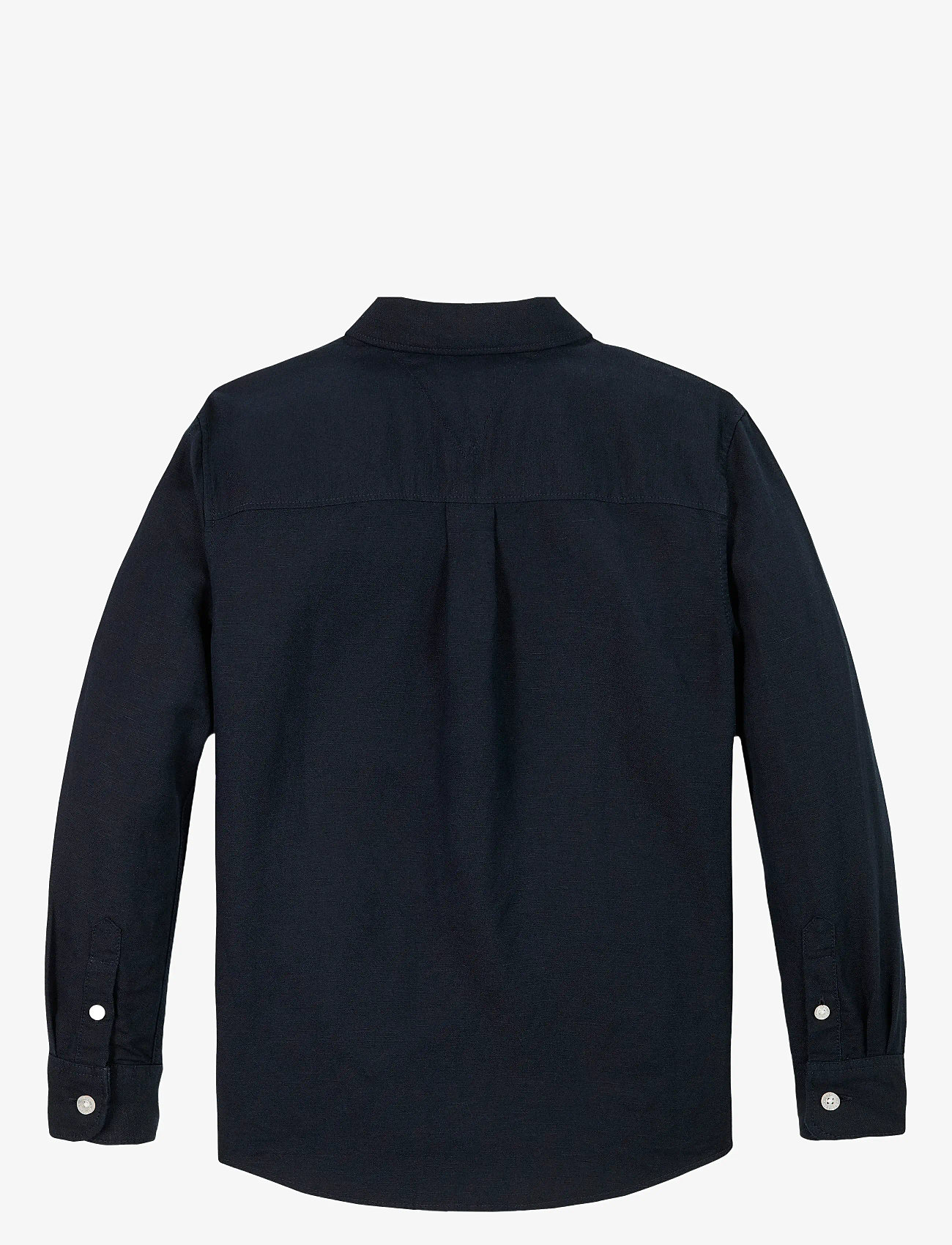 Tommy Hilfiger - LINEN BLEND RELAXED SHIRT LS - langærmede skjorter - dark night navy - 2