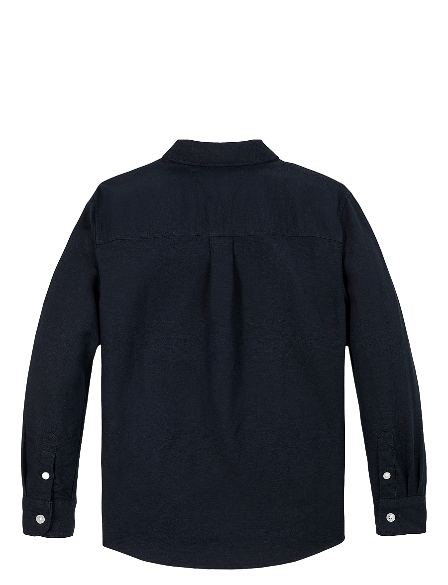 Tommy Hilfiger - LINEN BLEND RELAXED SHIRT LS - langærmede skjorter - dark night navy - 2