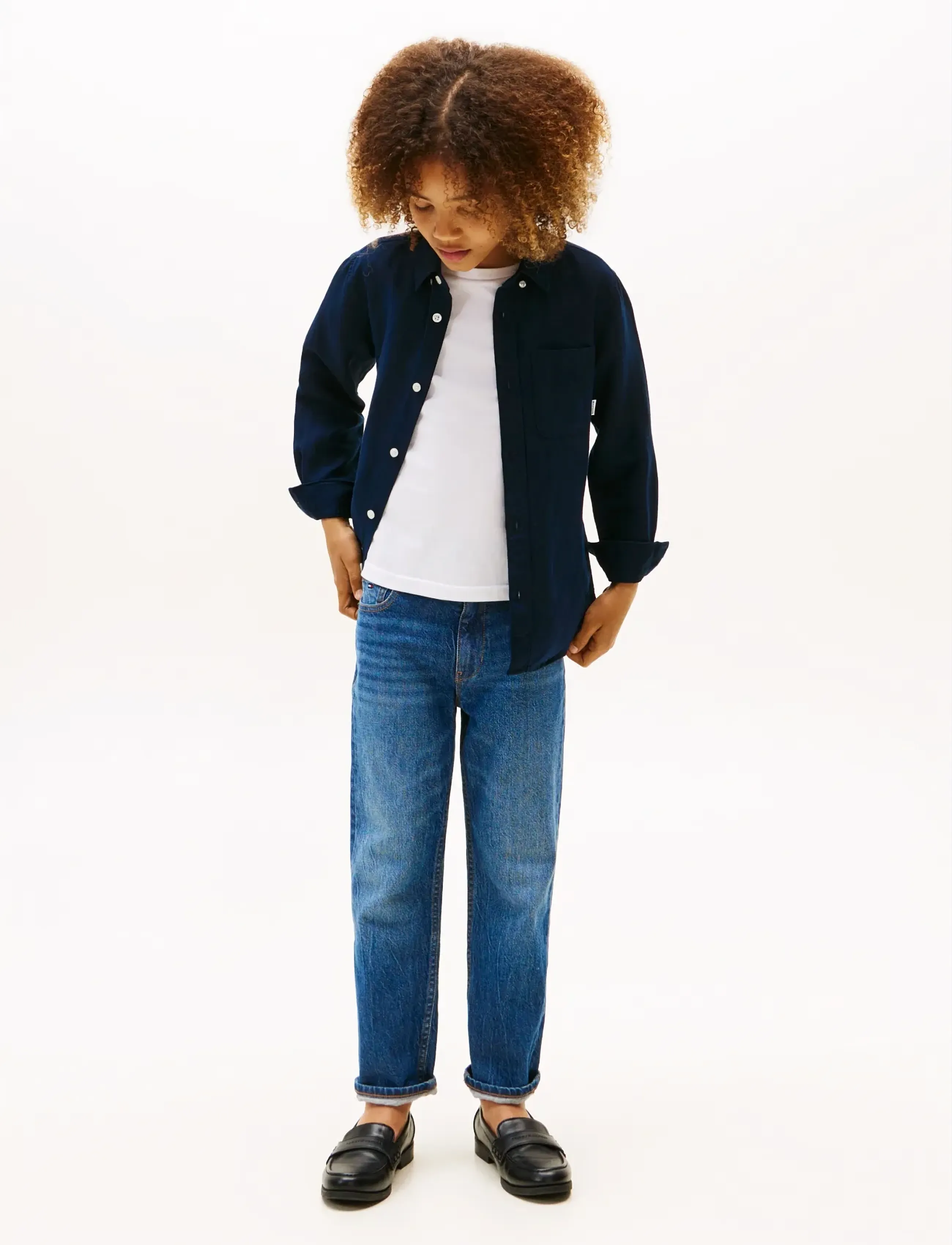 Tommy Hilfiger - LINEN BLEND RELAXED SHIRT LS - chemises à manches longues - dark night navy - 4