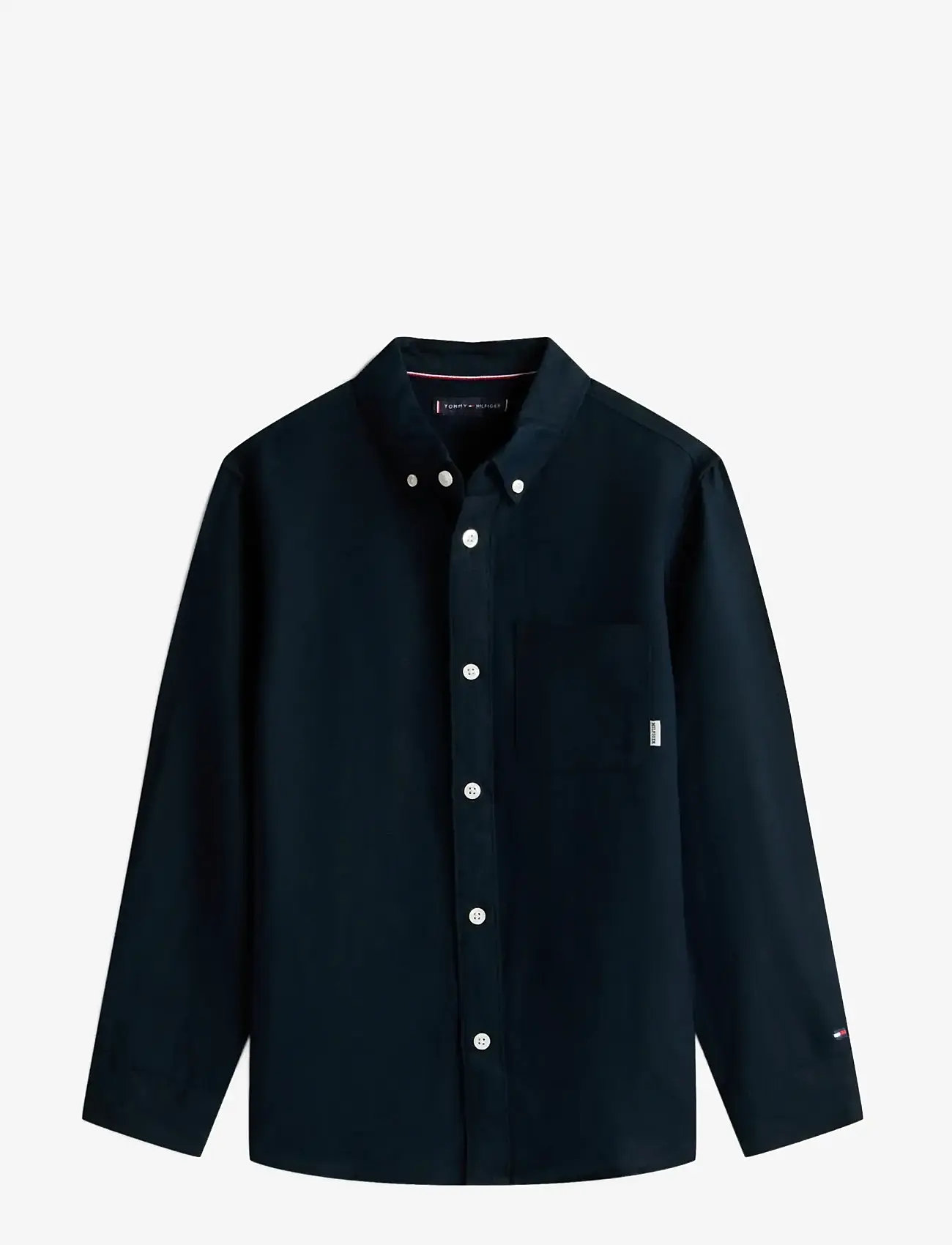 Tommy Hilfiger - LINEN BLEND RELAXED SHIRT LS - langærmede skjorter - dark night navy - 3