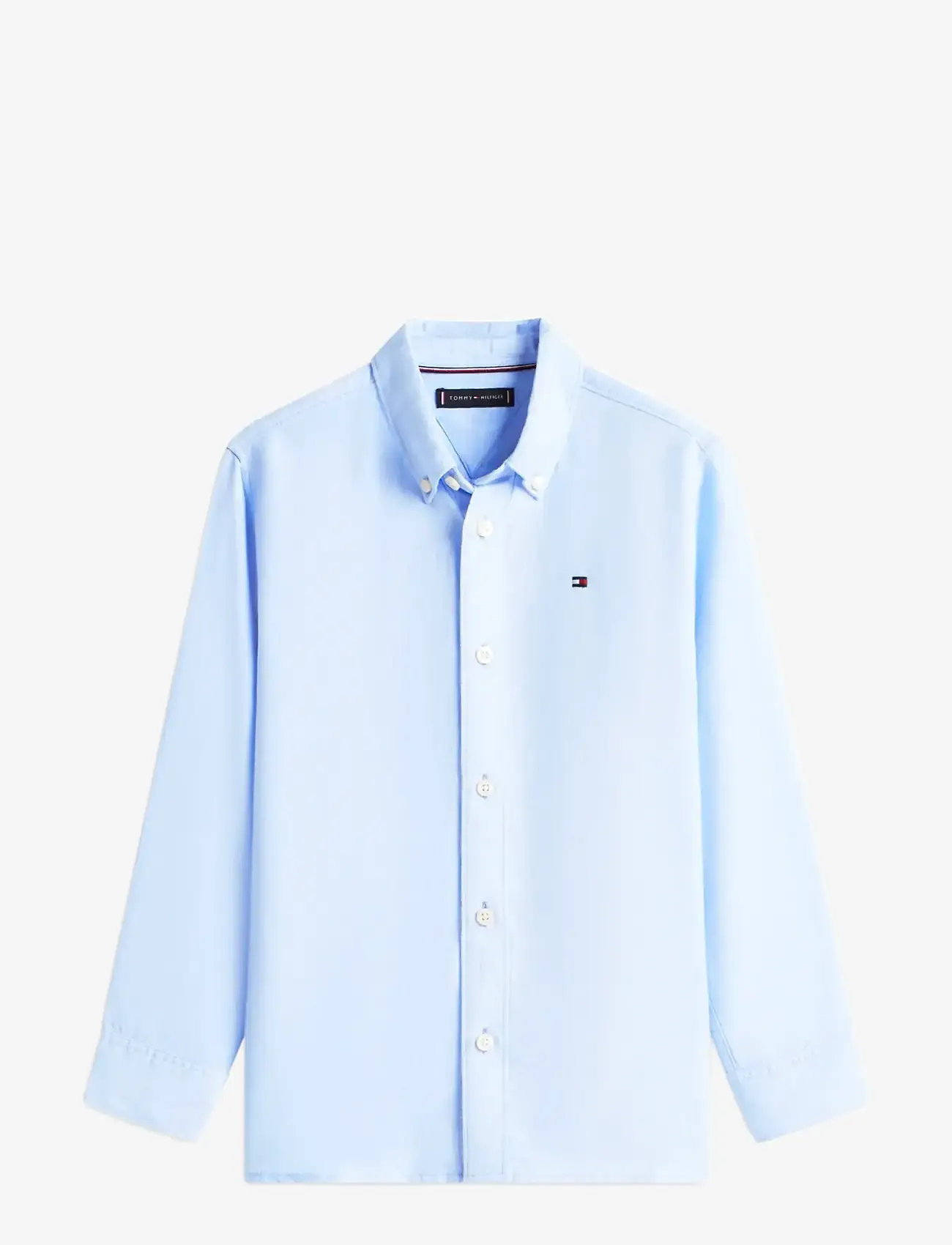 Tommy Hilfiger - LINEN BLEND RELAXED SHIRT LS - long-sleeved shirts - sweet blue - 1