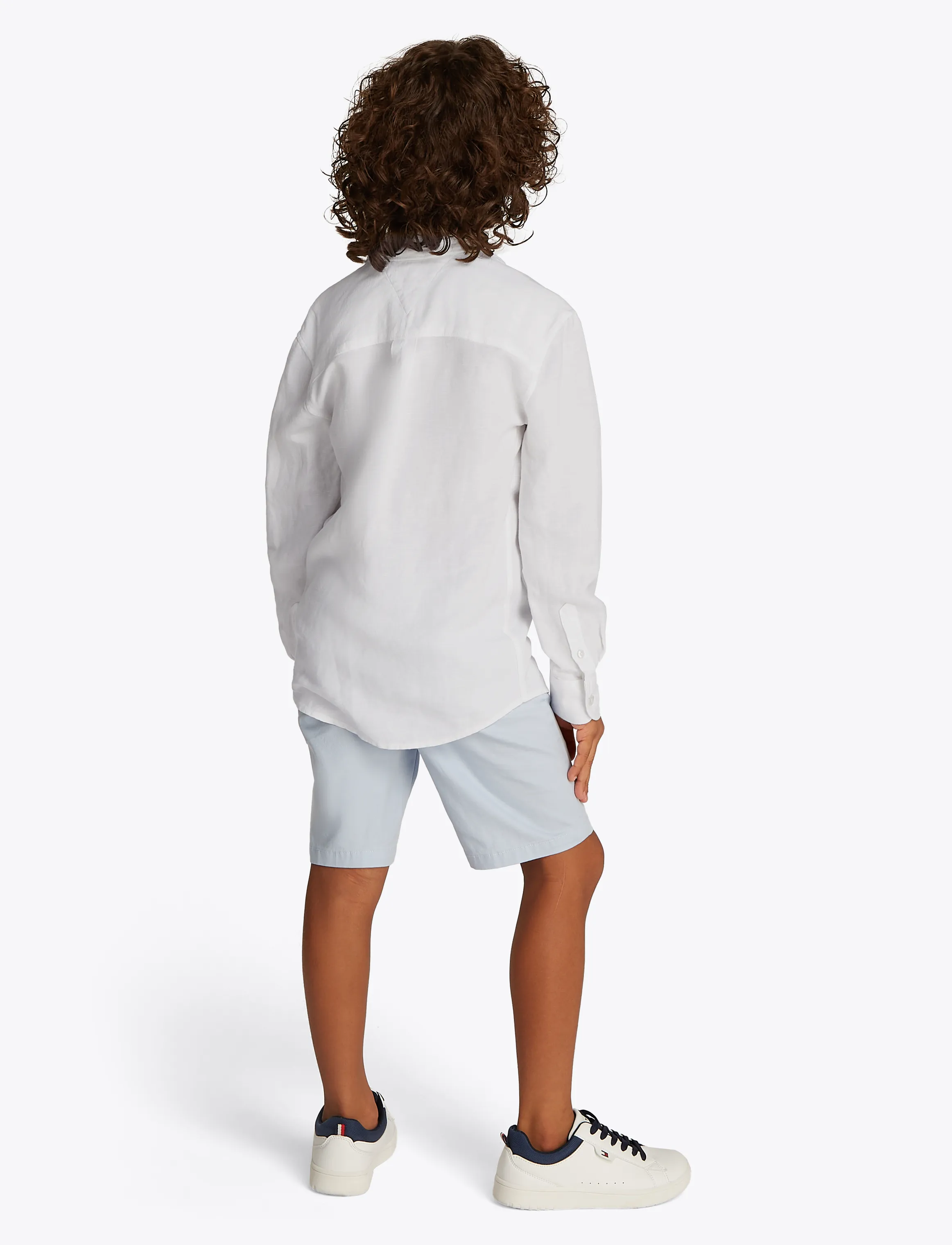 Tommy Hilfiger - LINEN BLEND RELAXED SHIRT LS - pikkade varrukatega särgid - white - 3