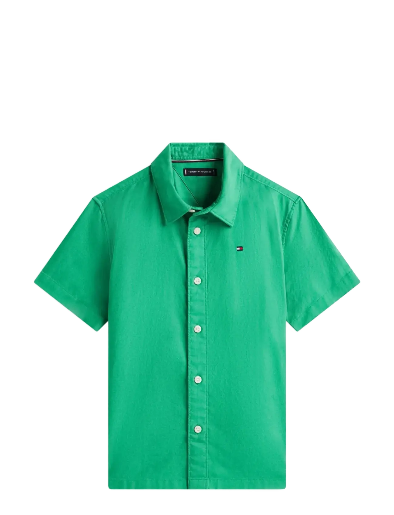 Tommy Hilfiger STRETCH OXFORD SHIRT SS - Skjorter - BAHAMA GREEN / green