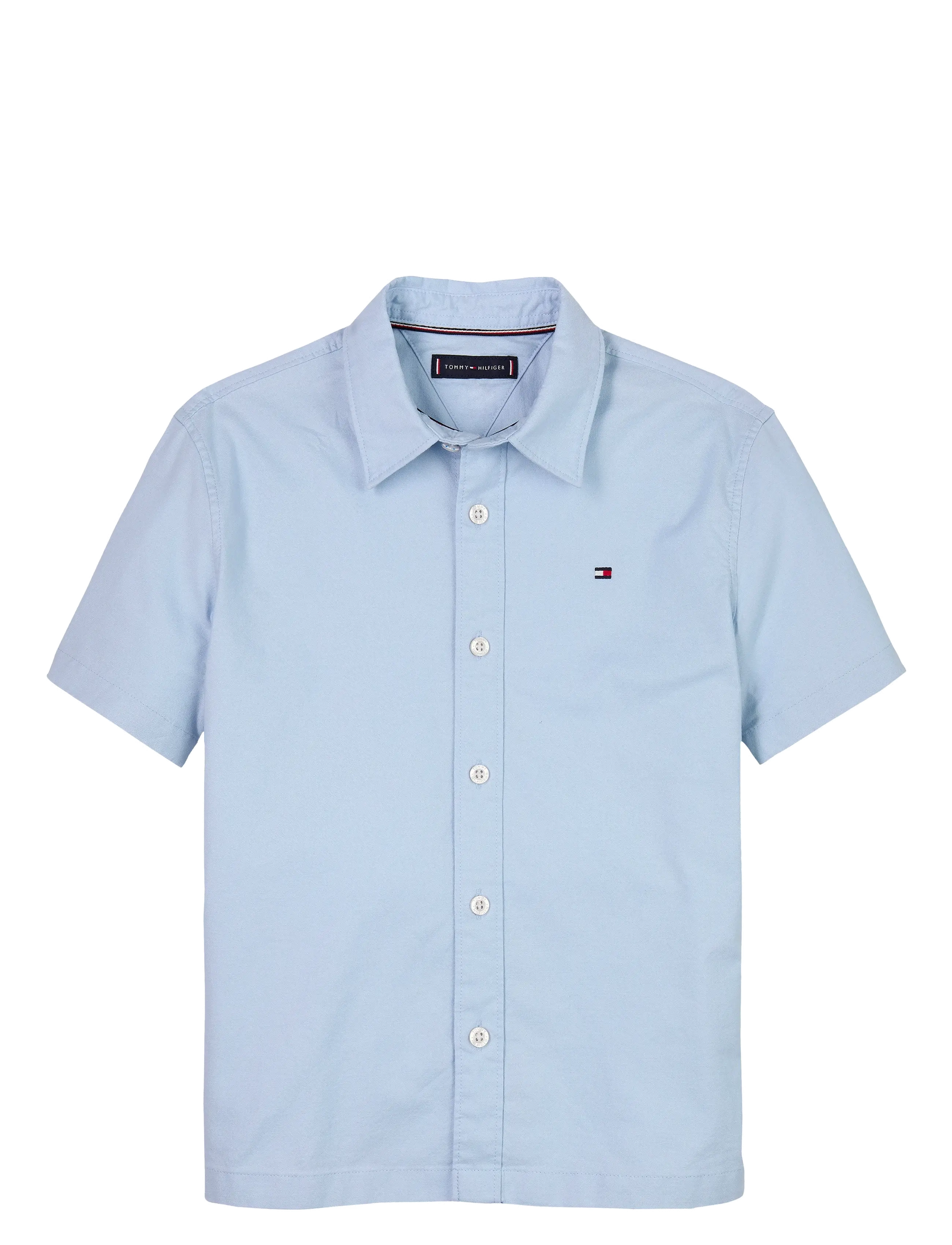 Tommy Hilfiger - STRETCH OXFORD SHIRT SS - chemises à manches courtes - breezy blue - 1