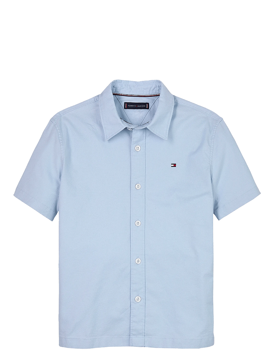 Tommy Hilfiger - STRETCH OXFORD SHIRT SS - chemises à manches courtes - breezy blue - 1