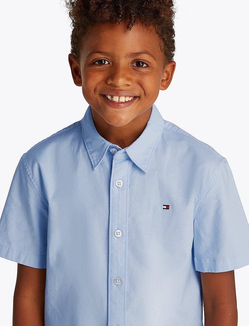 Tommy Hilfiger - STRETCH OXFORD SHIRT SS - kortärmade skjortor - breezy blue - 3