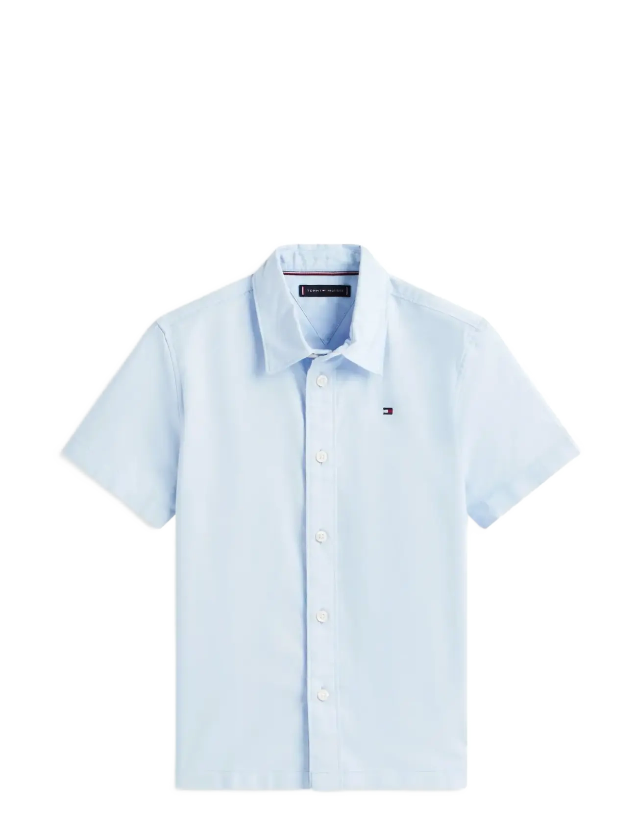 Tommy Hilfiger STRETCH OXFORD SHIRT SS - Teismelised 140-176 - SWEET BLUE / blue