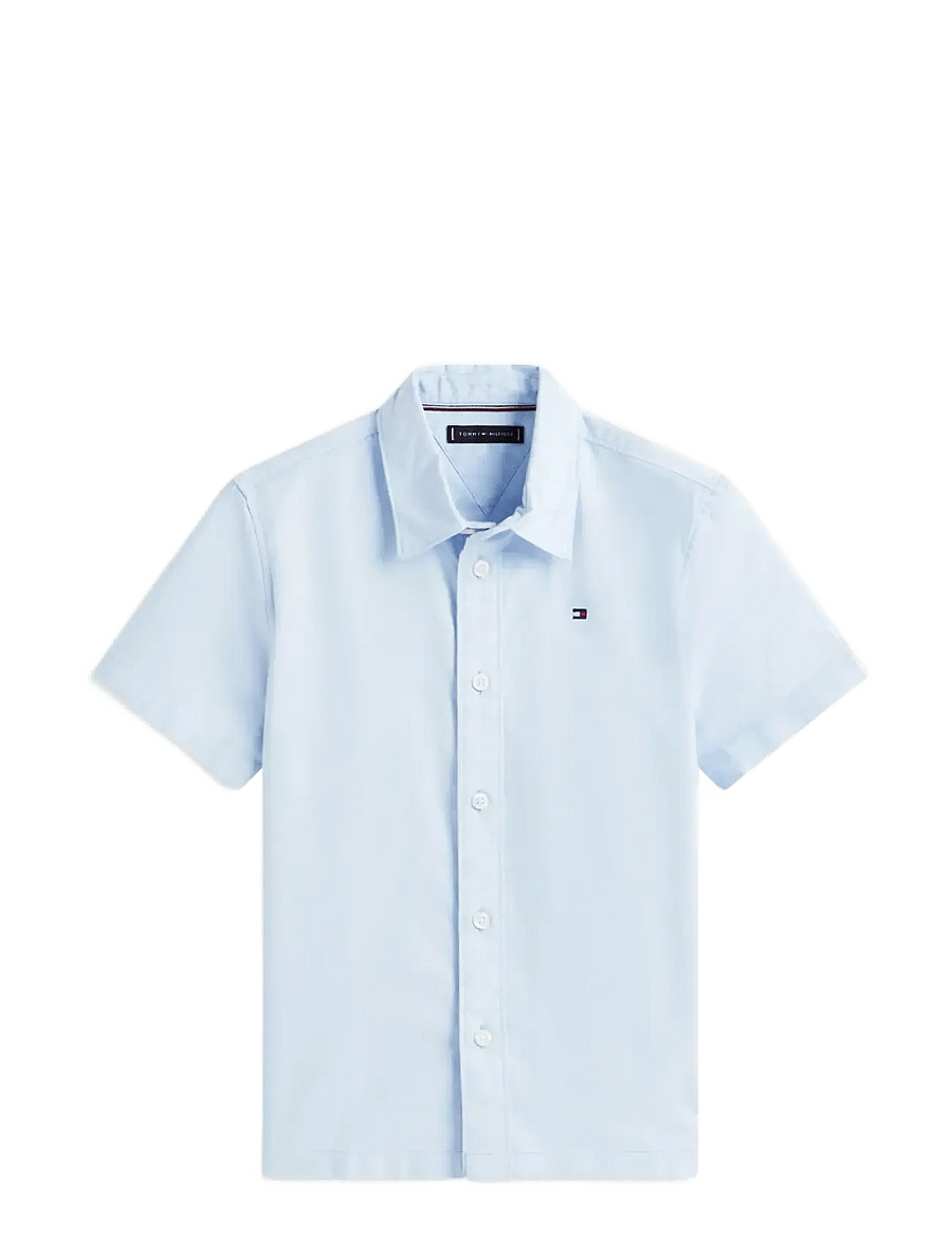 Tommy Hilfiger - STRETCH OXFORD SHIRT SS - koszule z krótkim rękawem - sweet blue - 1