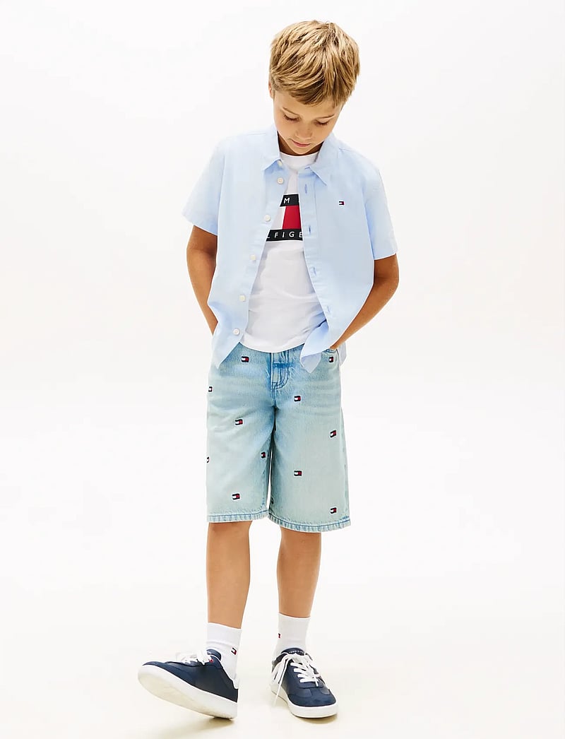 Tommy Hilfiger - STRETCH OXFORD SHIRT SS - koszule z krótkim rękawem - sweet blue - 3