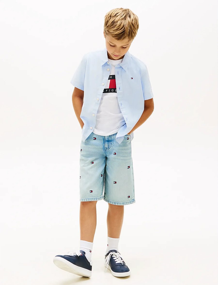 Tommy Hilfiger - STRETCH OXFORD SHIRT SS - koszule z krótkim rękawem - sweet blue - 3