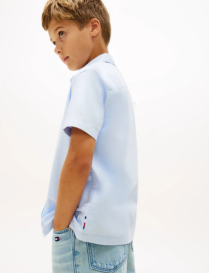 Tommy Hilfiger - STRETCH OXFORD SHIRT SS - koszule z krótkim rękawem - sweet blue - 5
