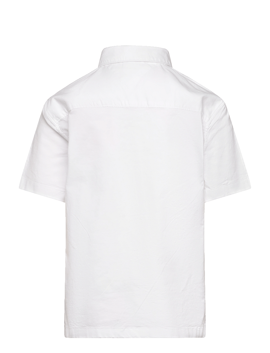 Tommy Hilfiger - STRETCH OXFORD SHIRT SS - kurzärmlige hemden - white - 2