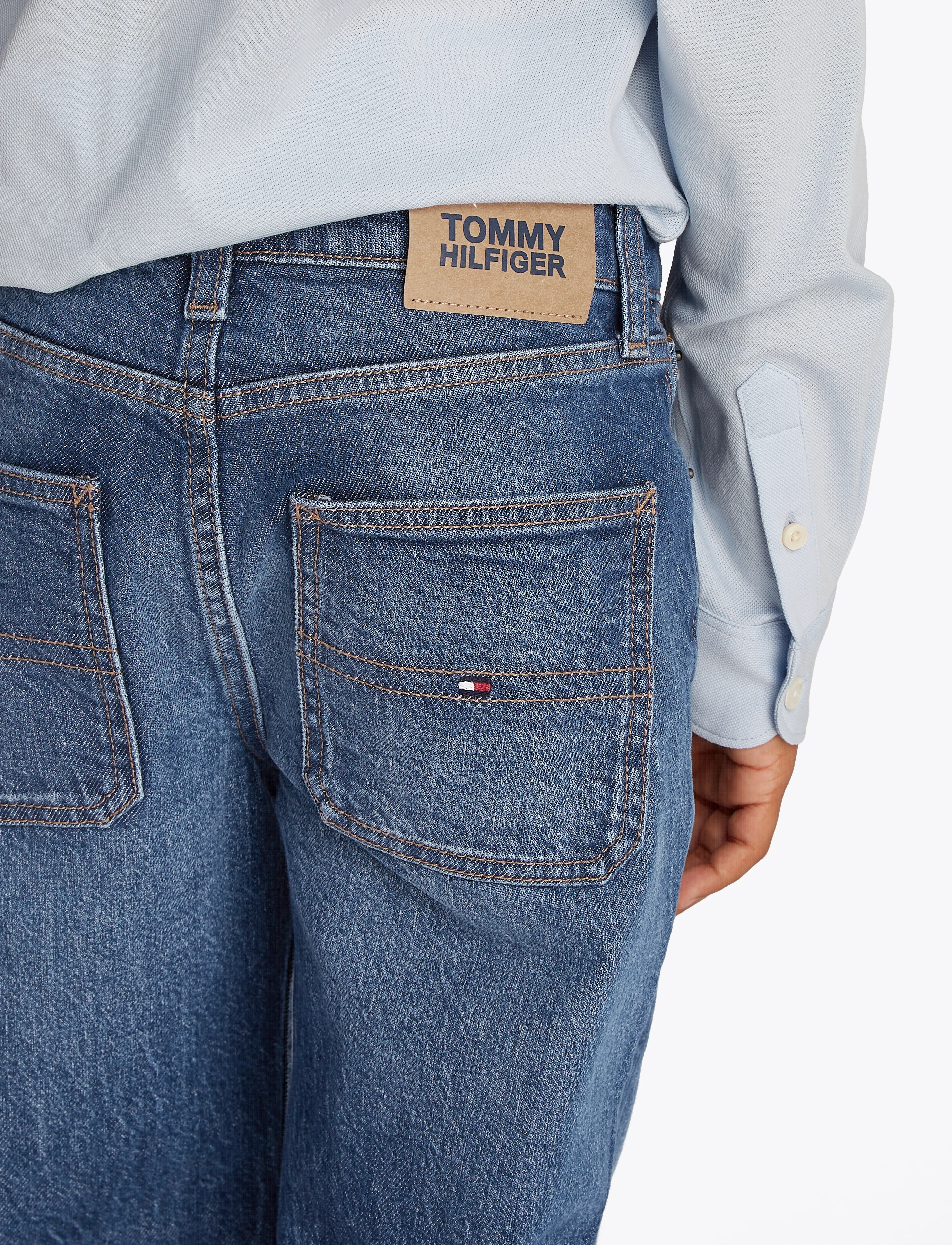 Tommy Hilfiger - SKATER RELAXED FIT MIDBLUE JEANS - denim mid blue - 3