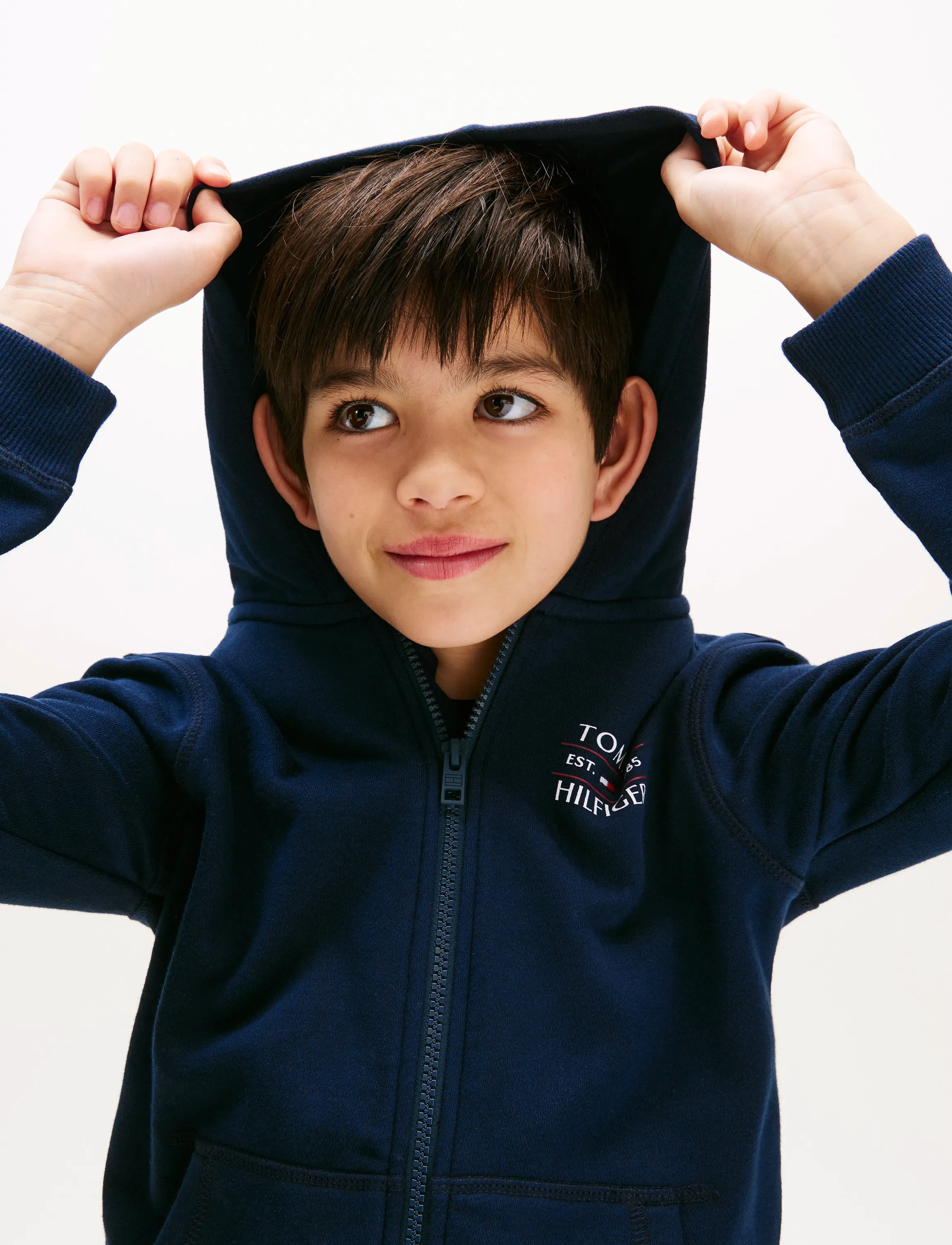 Tommy Hilfiger - TOMMY FLAG HILFIGER ZIP HOODIE - dark night navy - 4