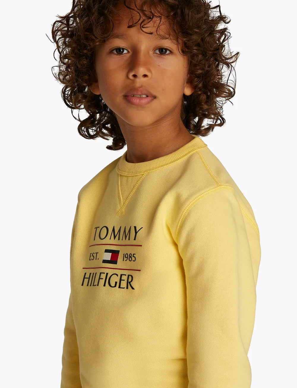 Tommy Hilfiger - TOMMY FLAG HILFIGER SWEATSHIRT - peysur - citronella - 4