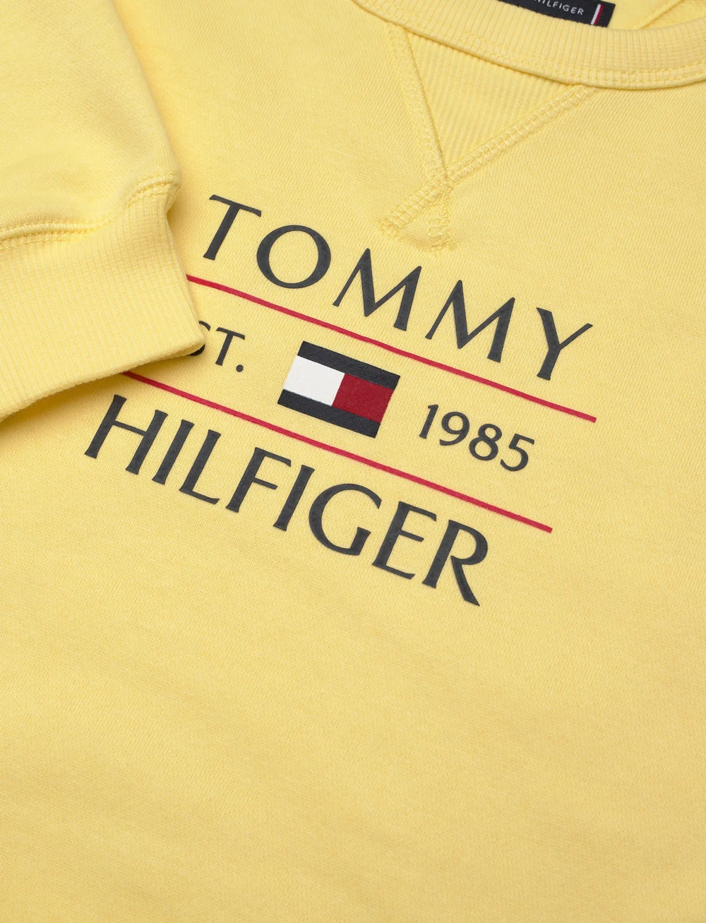 Tommy Hilfiger - TOMMY FLAG HILFIGER SWEATSHIRT - peysur - citronella - 5