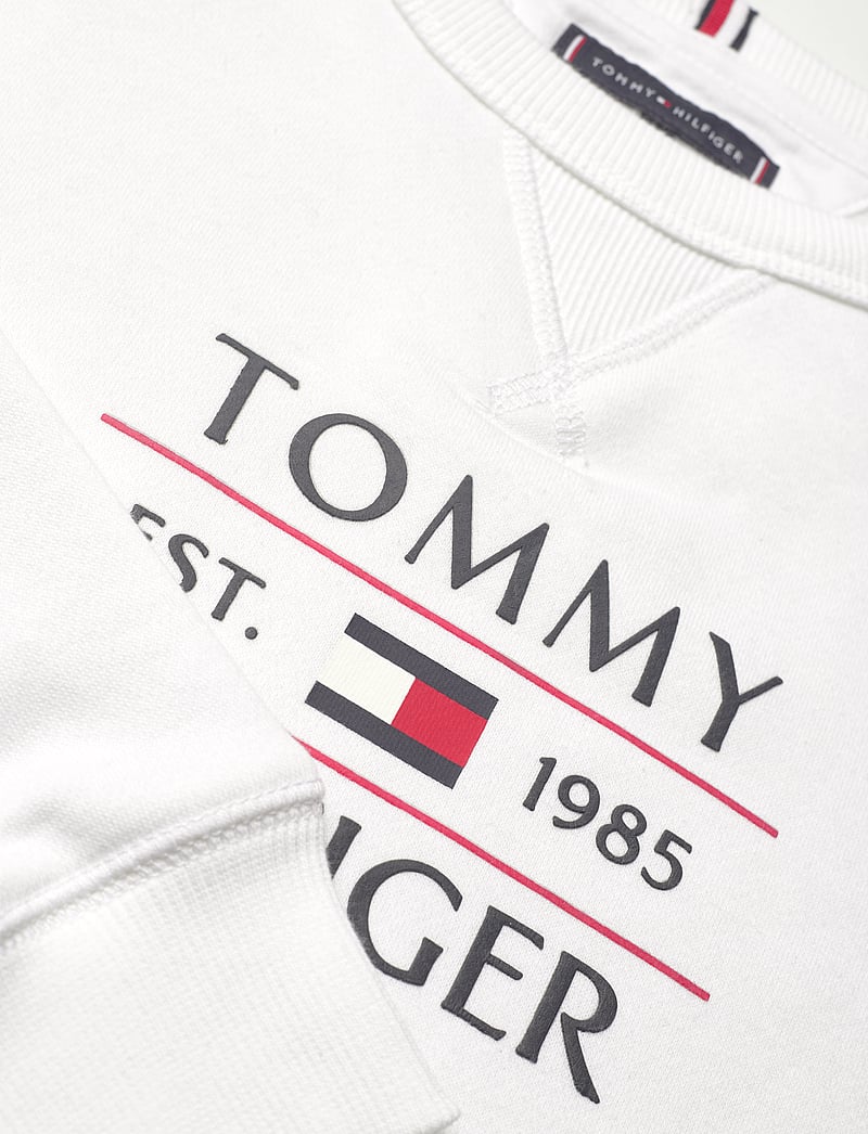 Tommy Hilfiger - TOMMY FLAG HILFIGER SWEATSHIRT - sweatshirts - white - 5