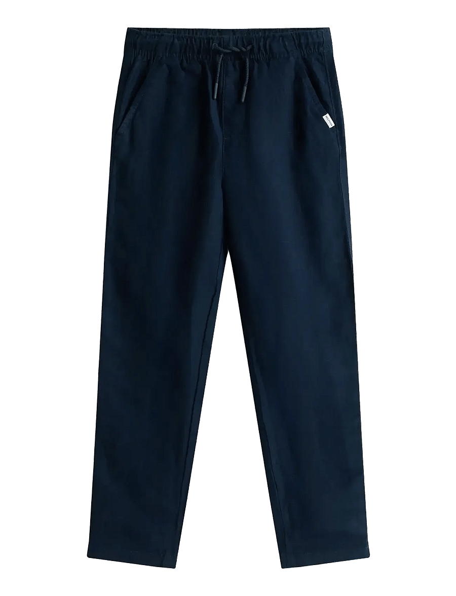 Tommy Hilfiger - LINEN VISCOSE PANT - leinen-kleidung - dark night navy - 1