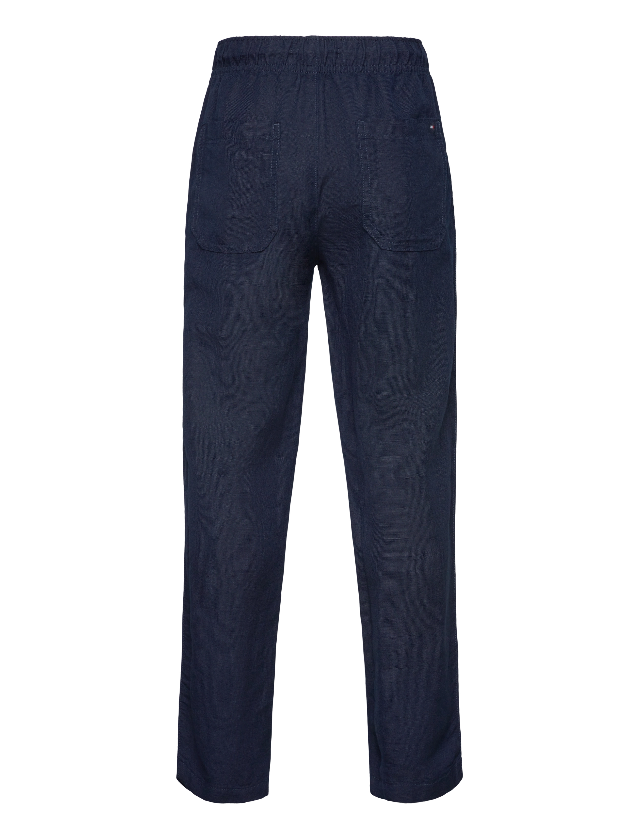 Tommy Hilfiger - LINEN VISCOSE PANT - leinen-kleidung - dark night navy - 2