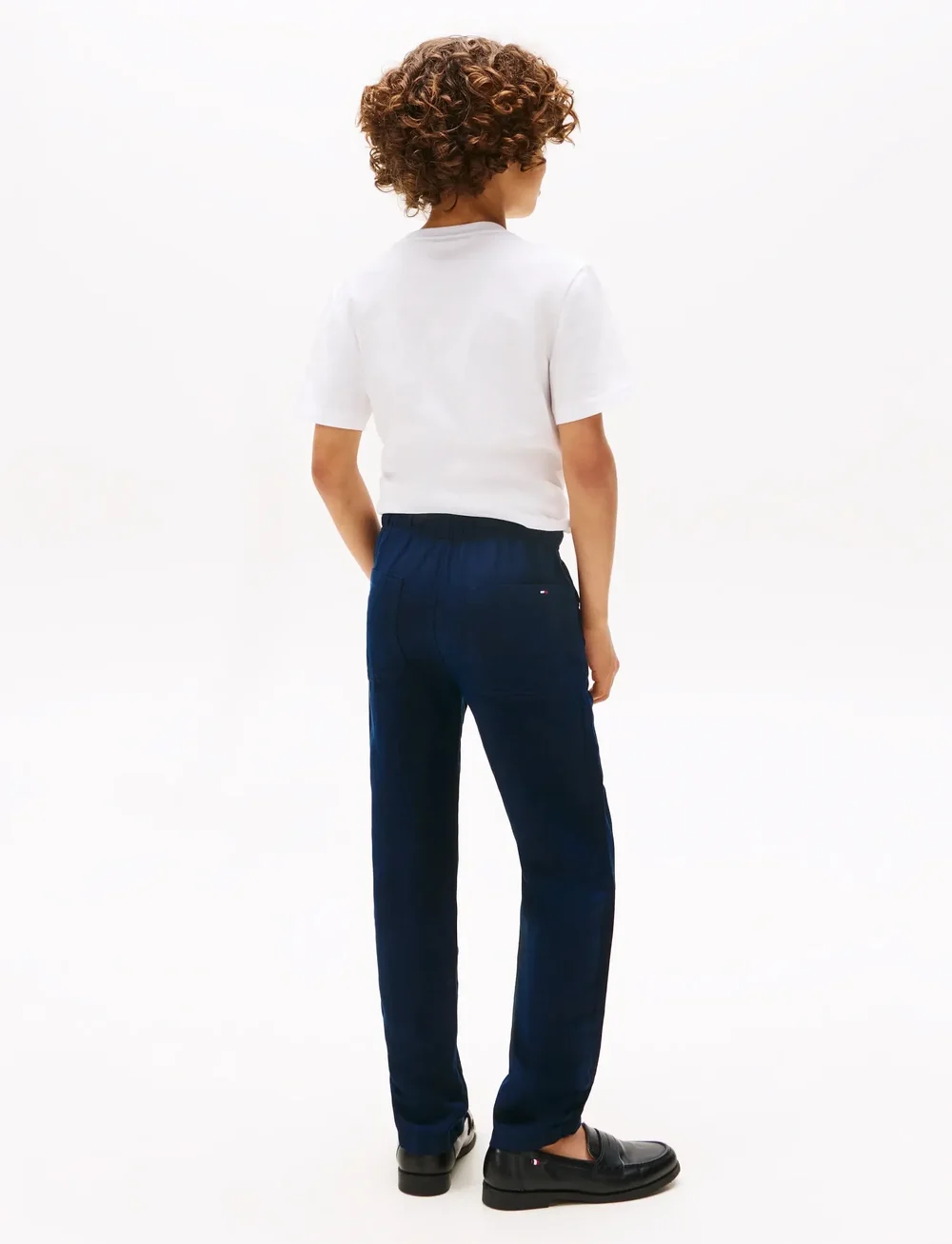 Tommy Hilfiger - RELAXED LINEN VISCOSE PANT - leinen-kleidung - dark night navy - 5