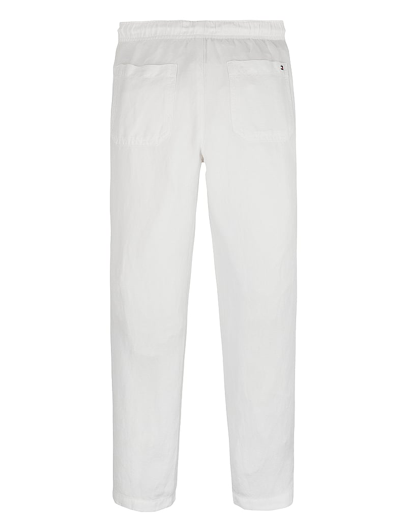 Tommy Hilfiger - RELAXED LINEN VISCOSE PANT - bukser - white - 2