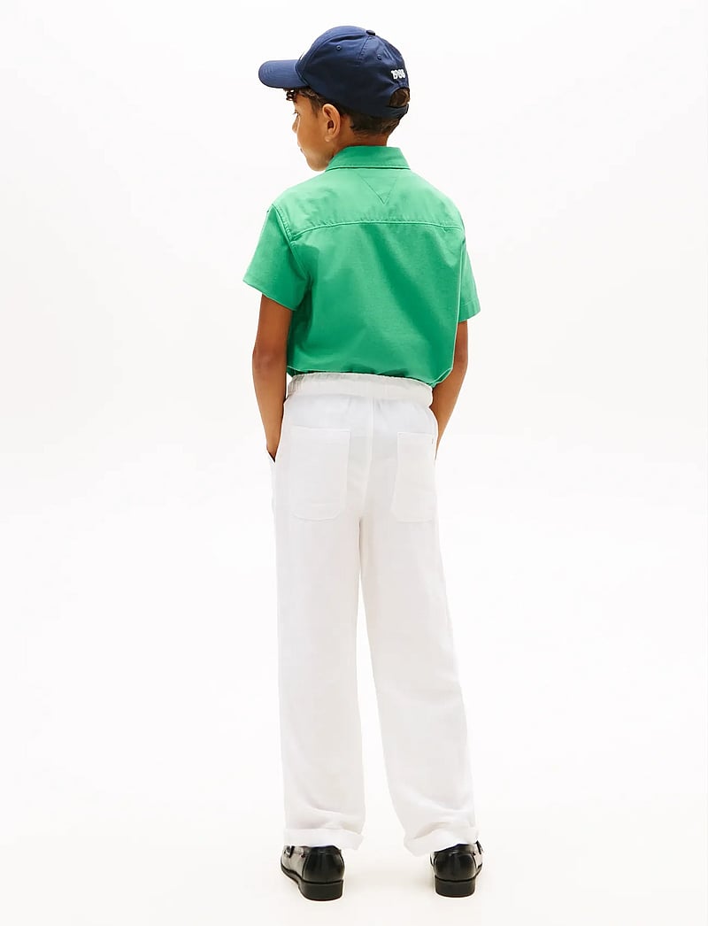 Tommy Hilfiger - RELAXED LINEN VISCOSE PANT - bukser - white - 3