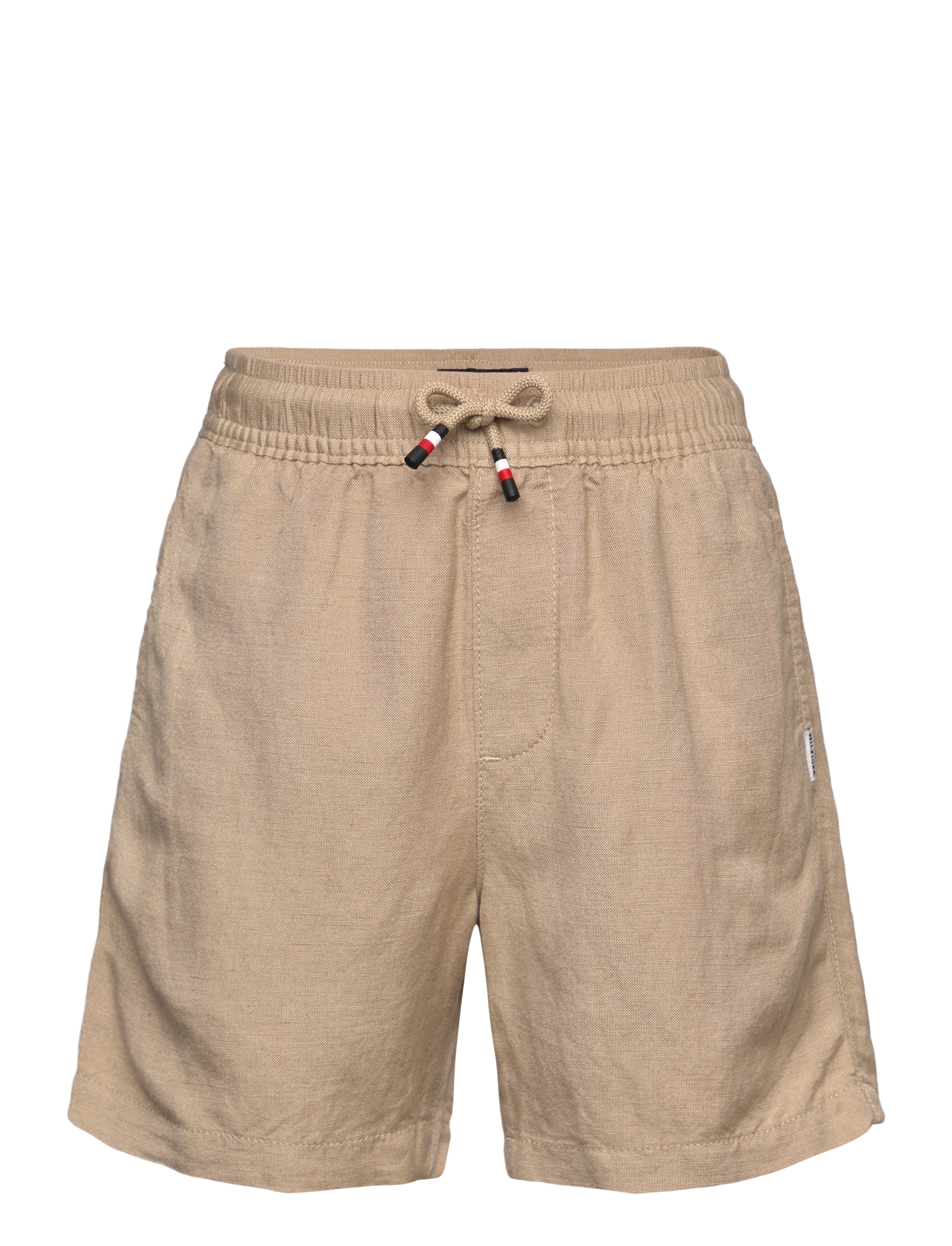 Tommy Hilfiger LINEN VISCOSE SHORT - Casual shorts - SANDALWOOD / beige
