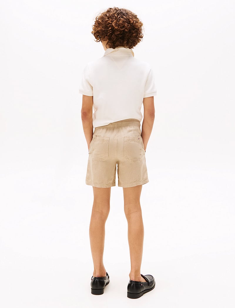 Tommy Hilfiger - LINEN VISCOSE SHORT - casual shorts - sandalwood - 4