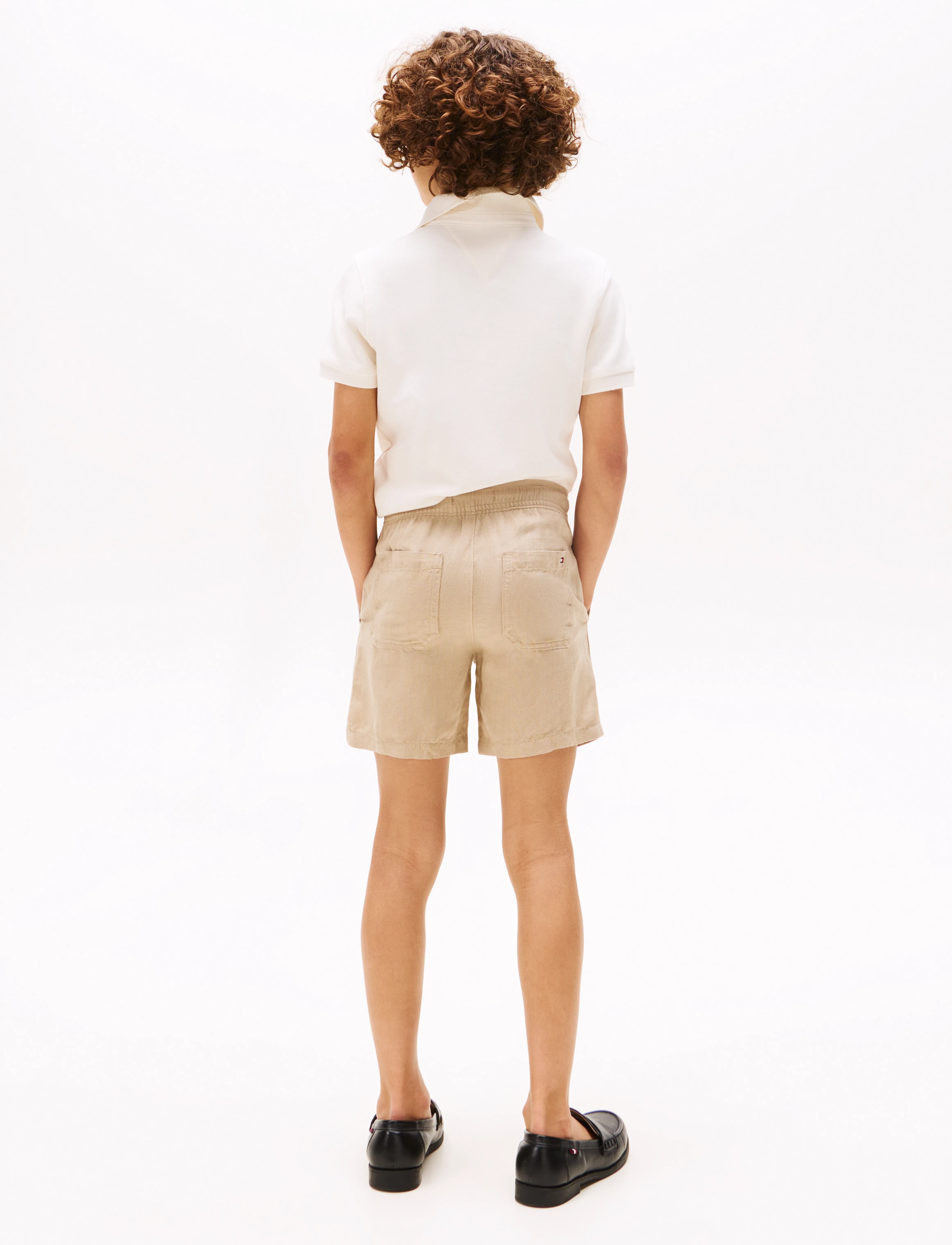 Tommy Hilfiger - LINEN VISCOSE SHORT - casual shorts - sandalwood - 4