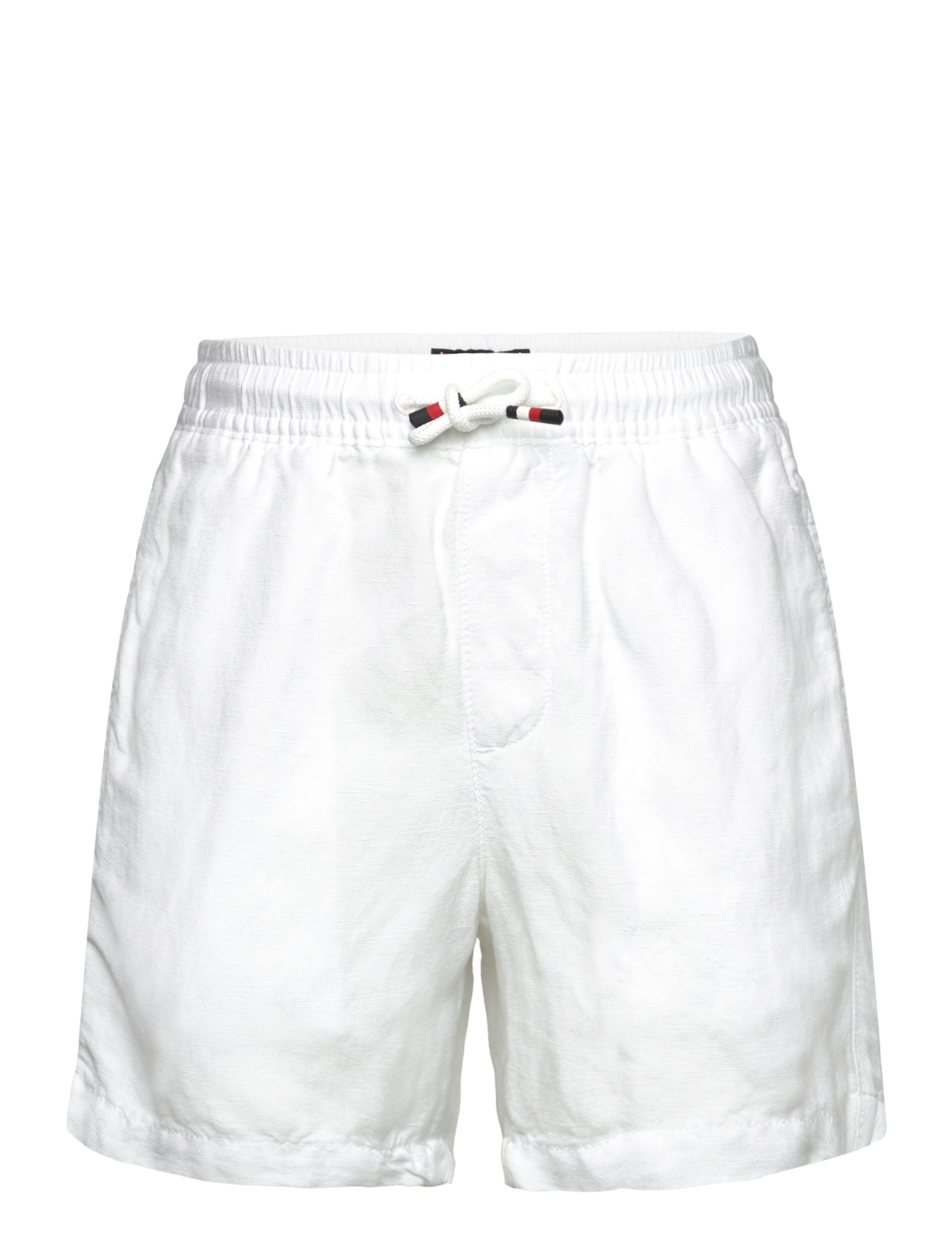 Tommy Hilfiger LINEN VISCOSE SHORT - Shorts - WHITE / white