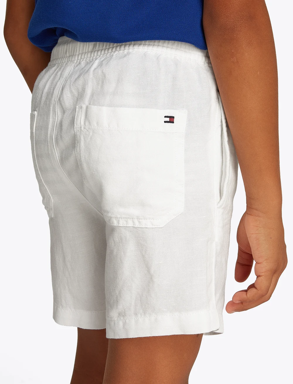 Tommy Hilfiger - LINEN VISCOSE SHORT - casual shorts - white - 2