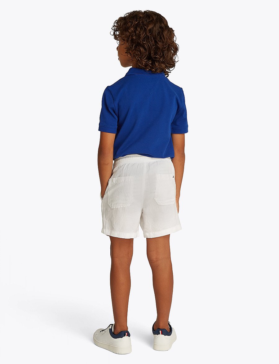 Tommy Hilfiger - LINEN VISCOSE SHORT - casual shorts - white - 3